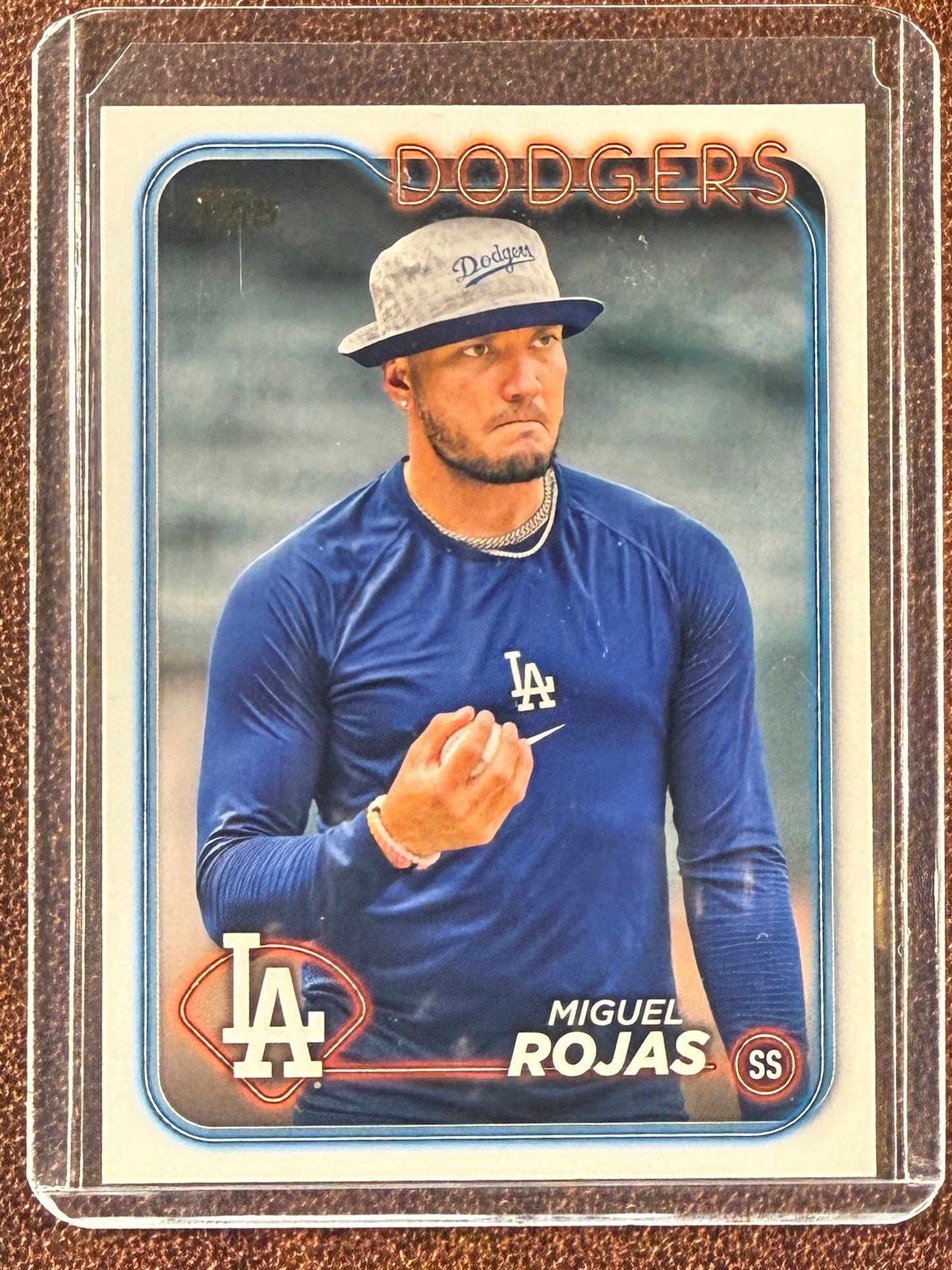 Miguel Rojas - 2024 Topps Series 2 - Golden Mirror SSP - Dodgers