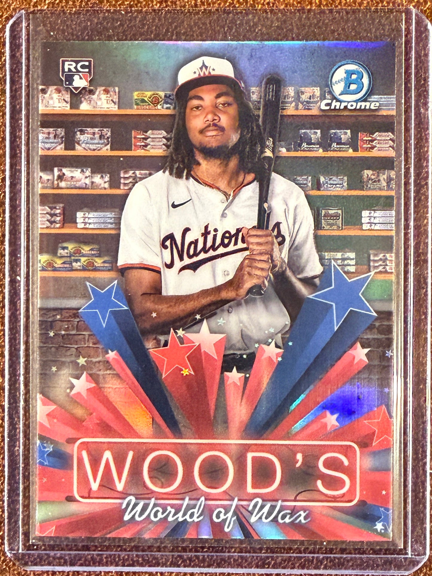 James Wood - 2025 Bowman Chrome - Rookie Hobby Stars - Nationals
