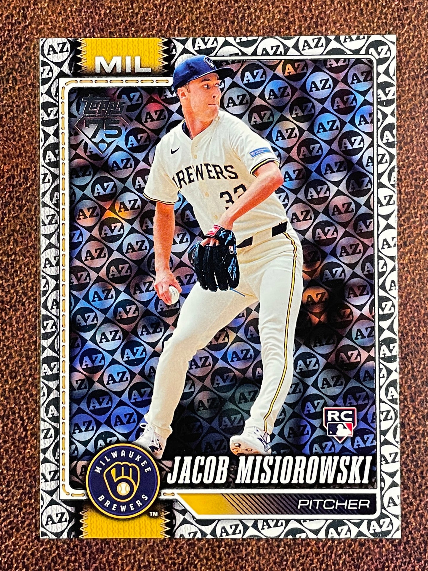 Jacob Misiorowski - 2026 Topps Series 1 - Spring Training Foil - Brewers