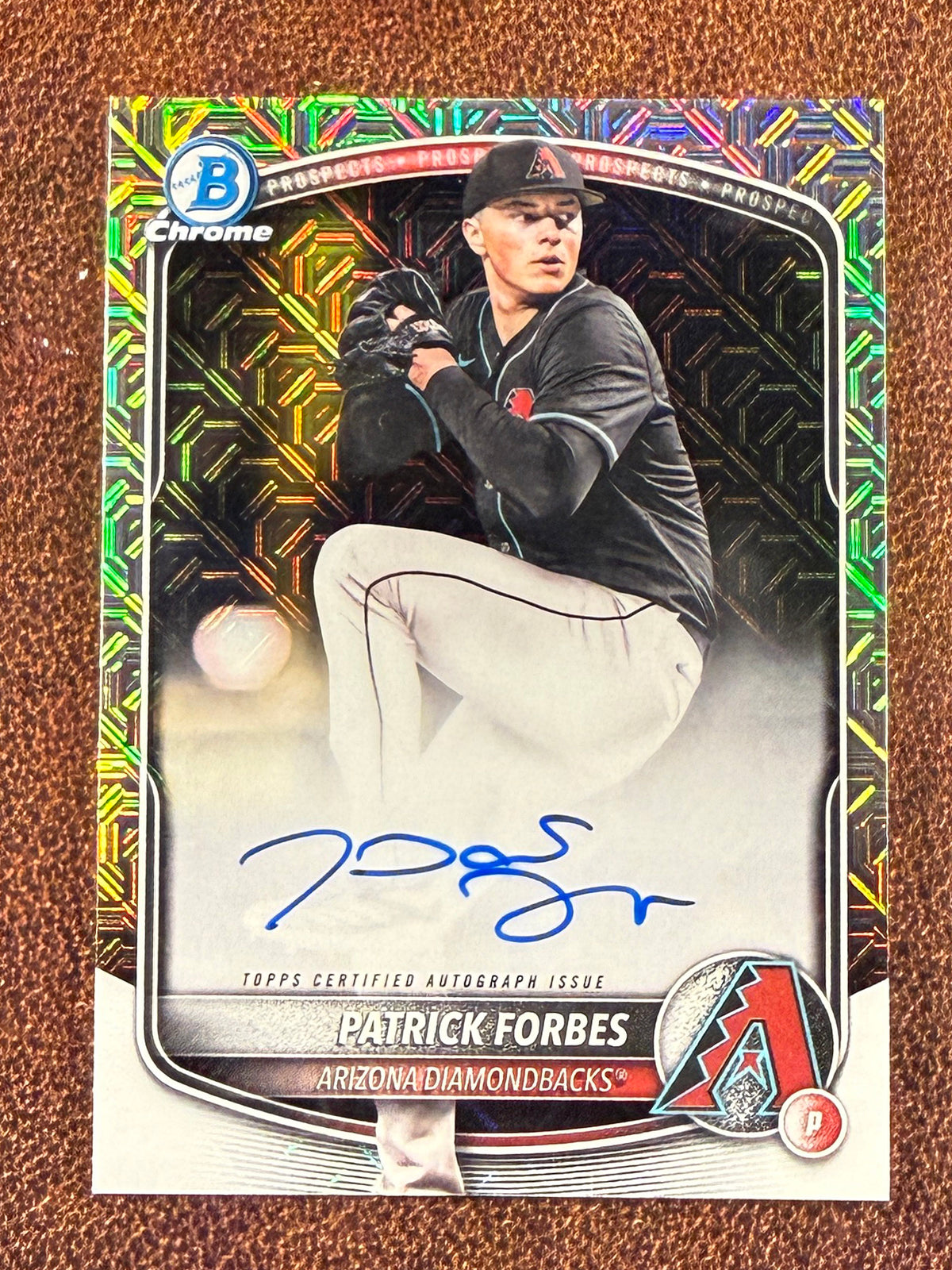 Patrick Forbes - 2025 Bowman - MOJO AUTO - Diamondbacks