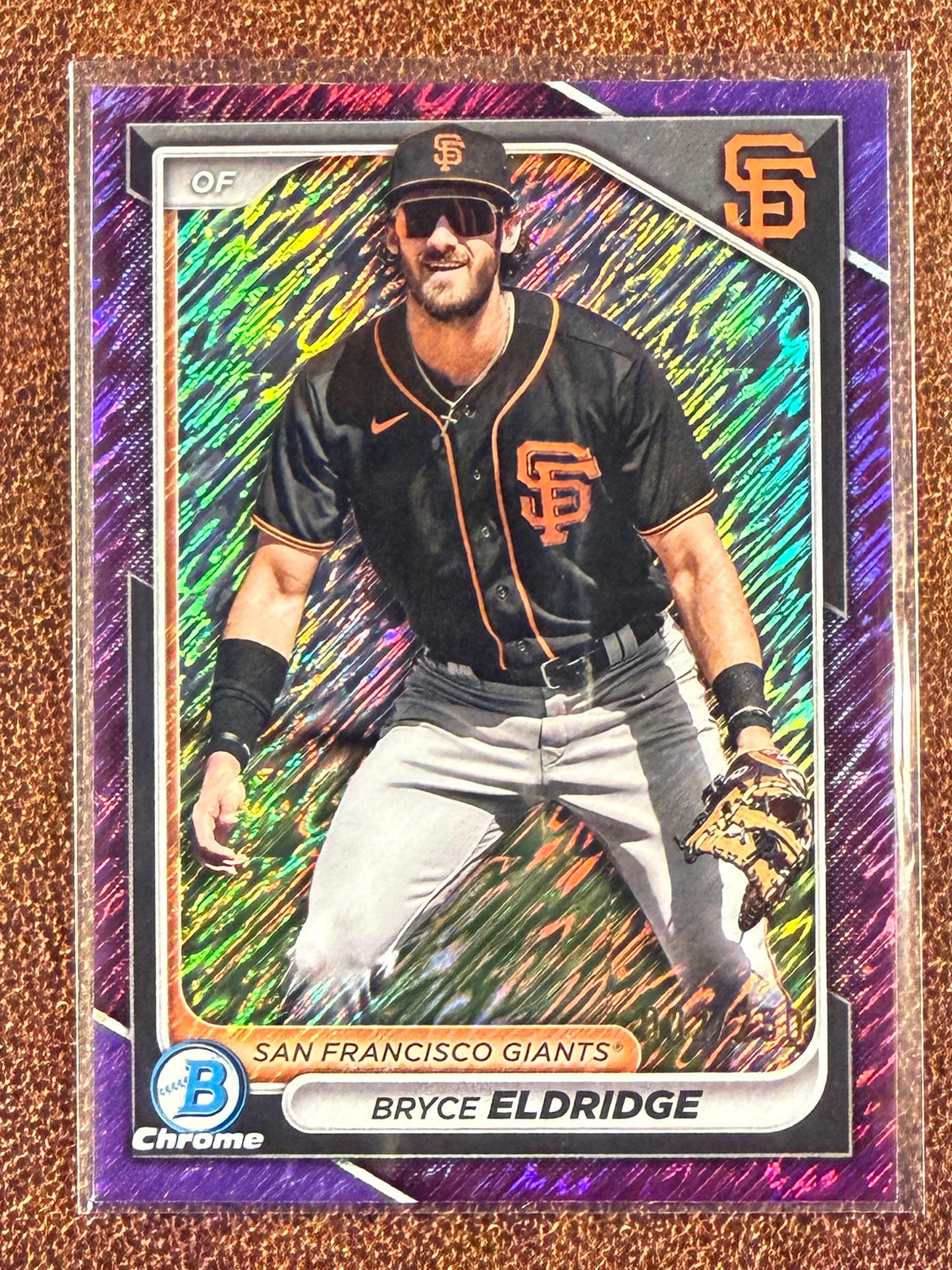 Bryce Eldridge - 2024 Bowman Chrome - PURPLE /250 - Giants