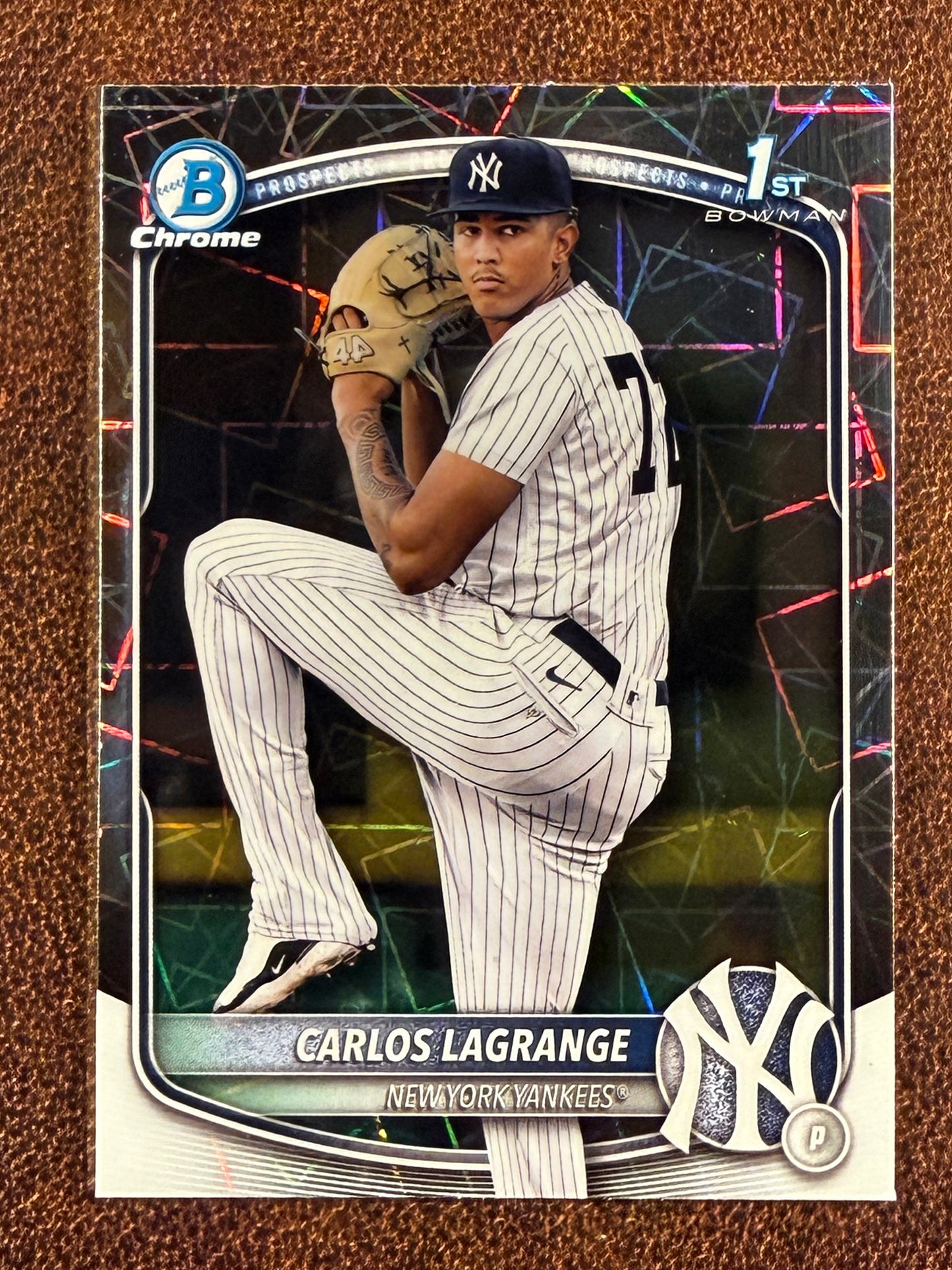 Carlos Lagrange - 2025 Bowman - Prospect Laser - Yankees