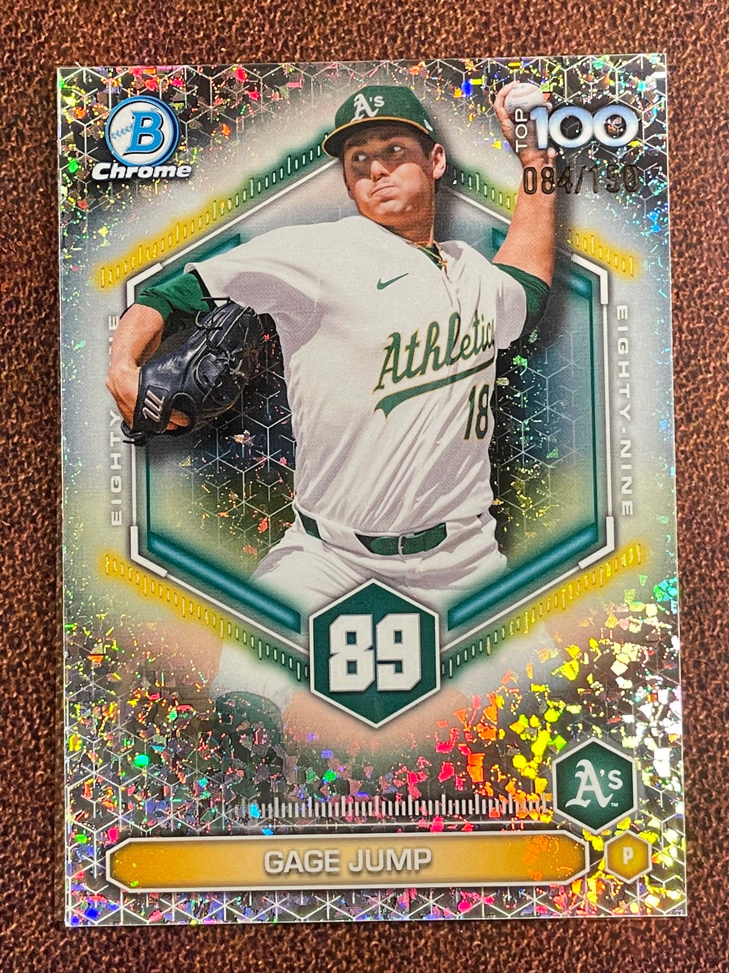 Gage Jump - 2026 Bowman Chrome - Top 100 Mini Diamond /150 - Athletics