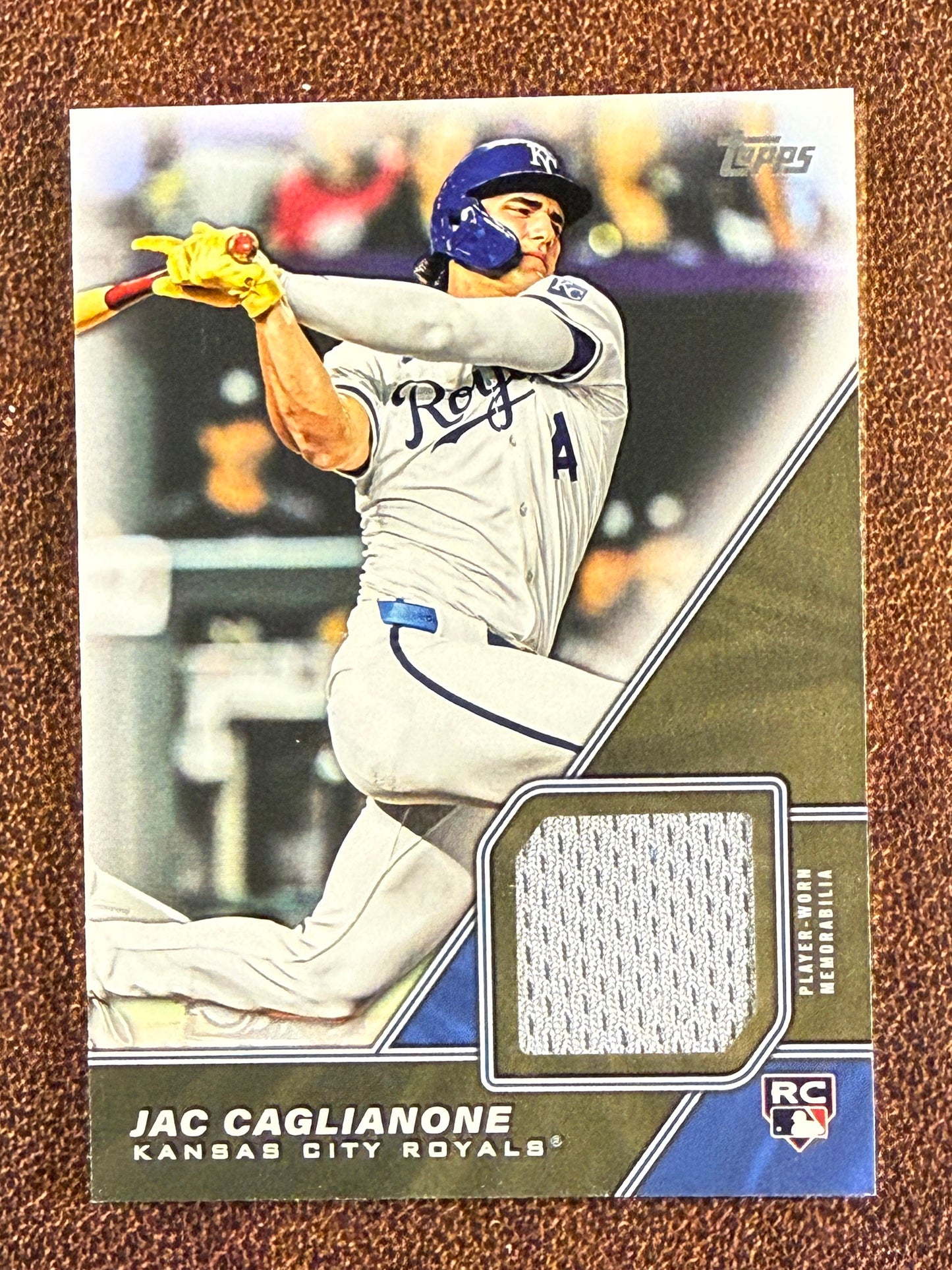 Jac Caglianone - 2026 Topps Series 1 - Major League Material RELIC - Royals (sold 2)