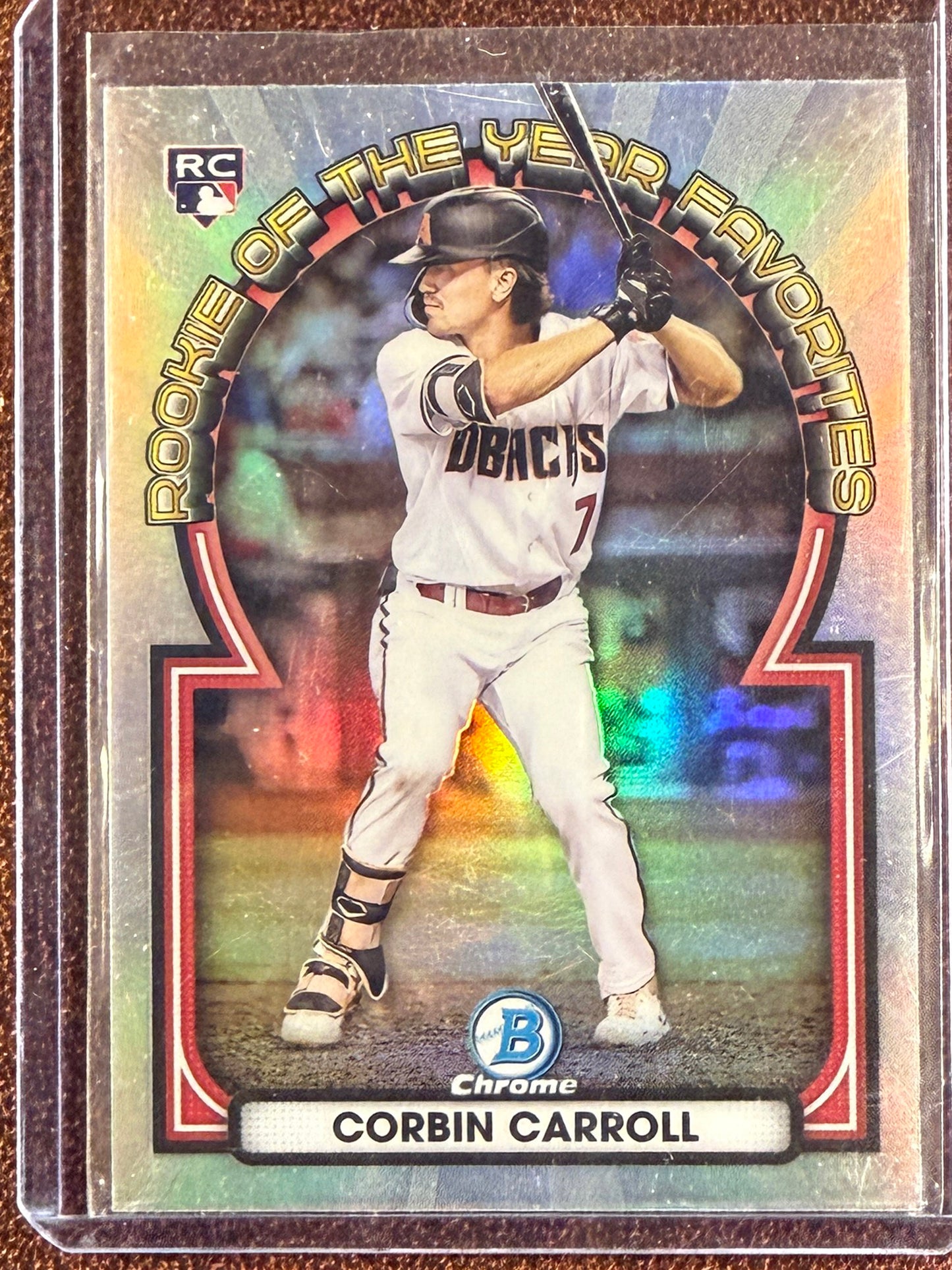 Corbin Carroll - 2023 Bowman Chrome - Rookie of the Year Insert - Diamondbacks