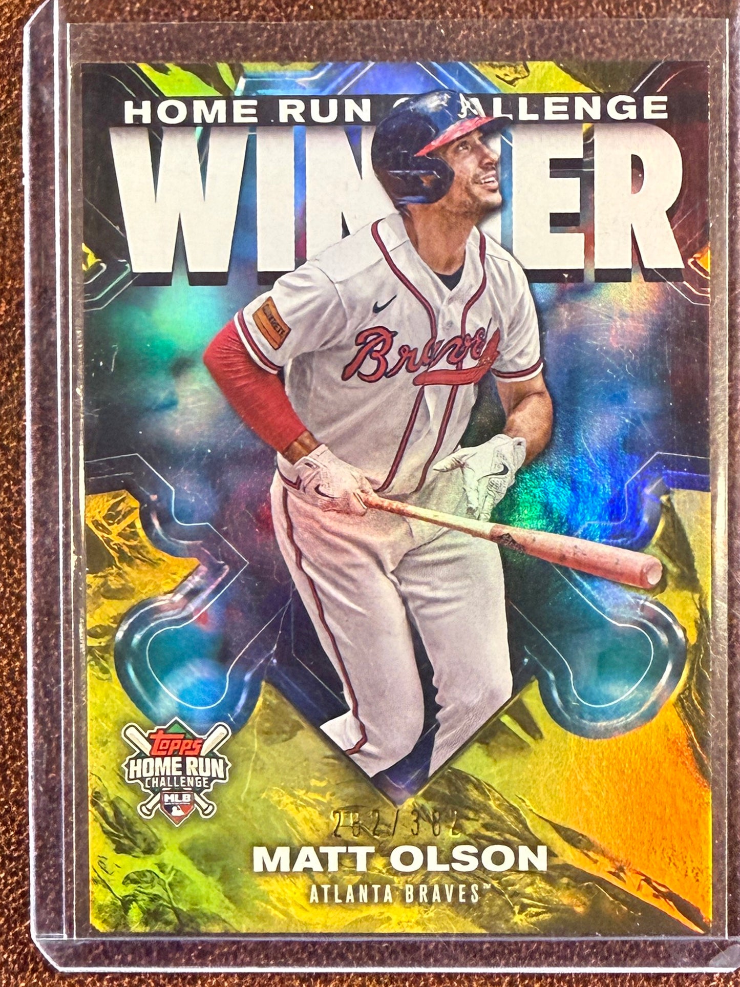 Matt Olson - 2025 Topps Home Run Challenge - HRCW-5 April /382 - Braves