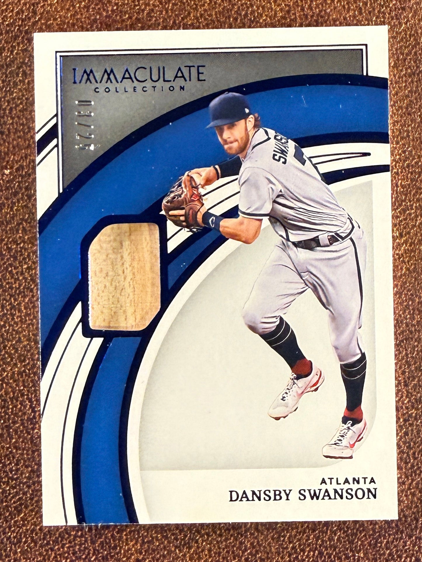 Dansby Swanson - 2022 Panini Immaculate - Bat RELIC /25 - Braves