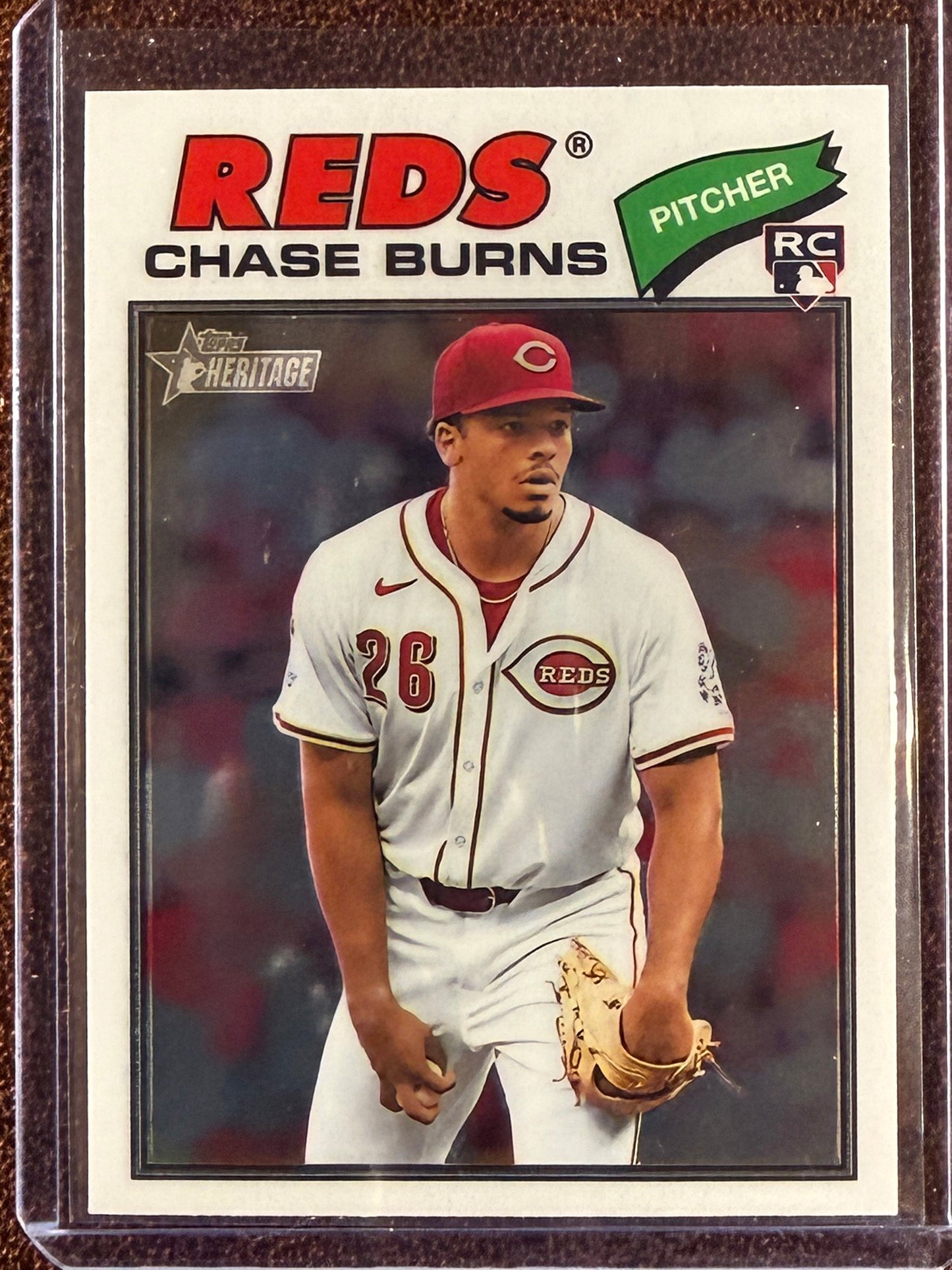 Chase Burns - 2026 Topps Heritage - Rookie Chrome - Reds