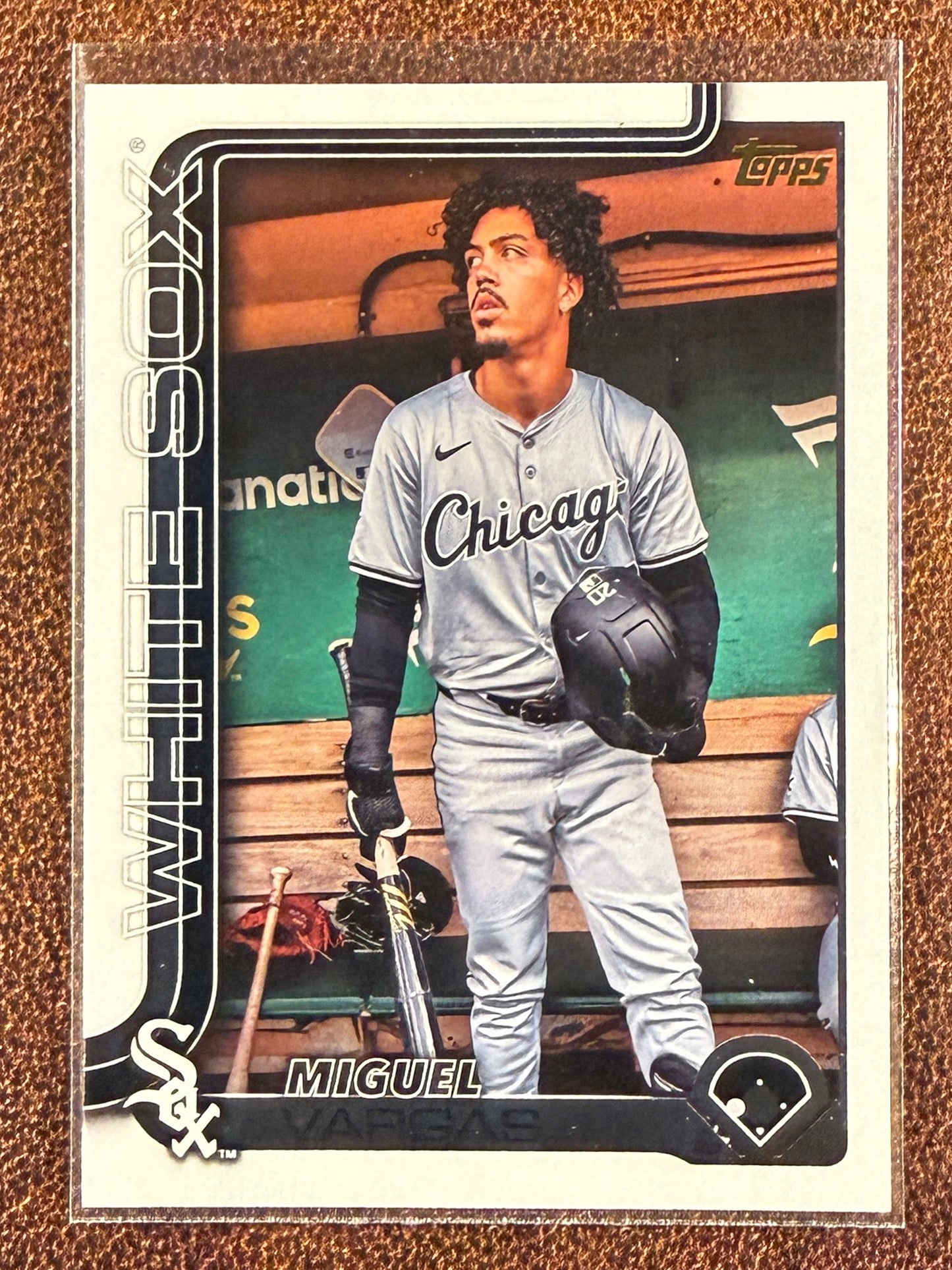 Miguel Vargas - 2025 Topps Series 1 - Golden Mirror SSP - White Sox