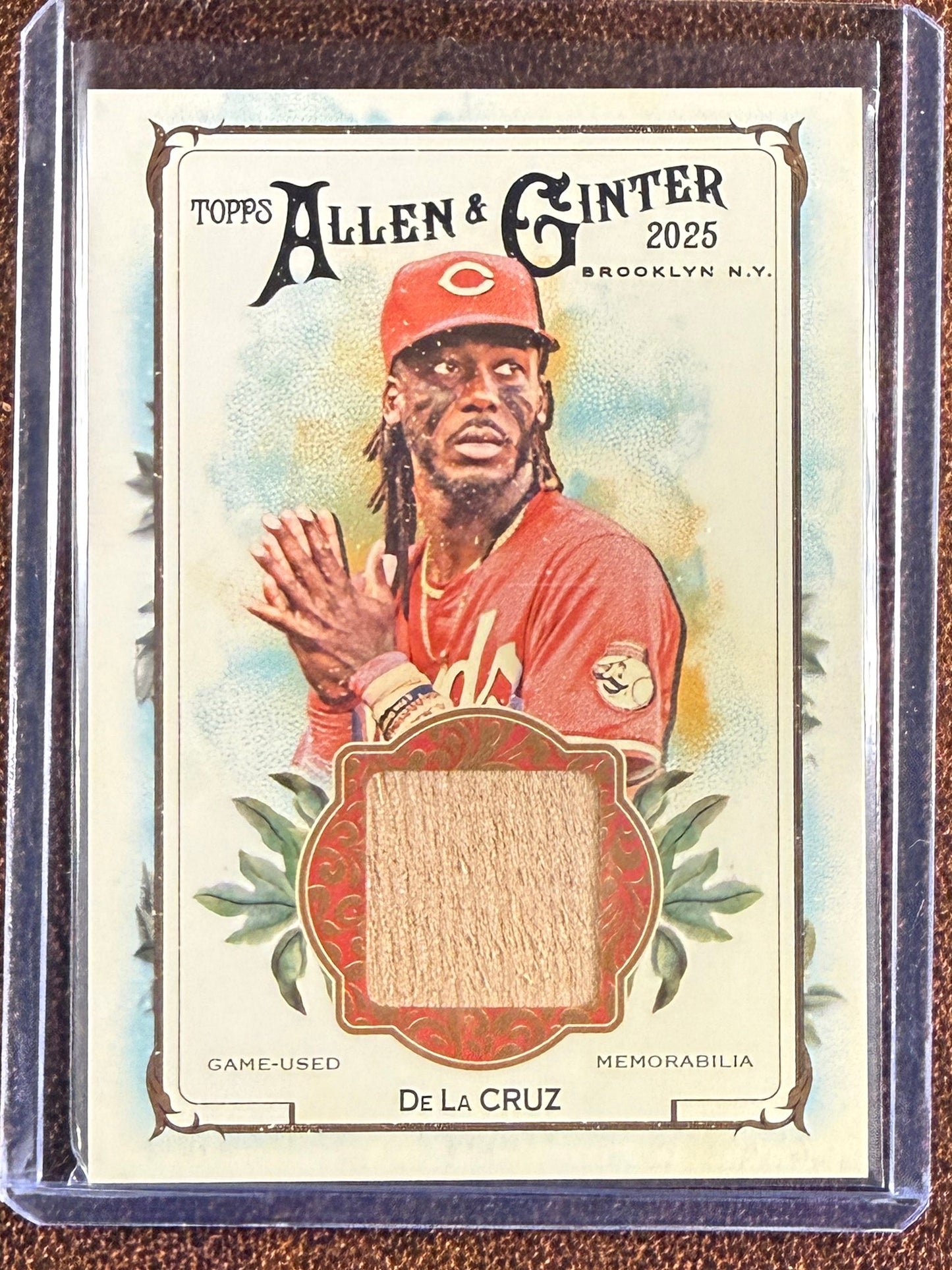 Elly De La Cruz - 2025 Allen & Ginter - Game Used Bat RELIC - Reds