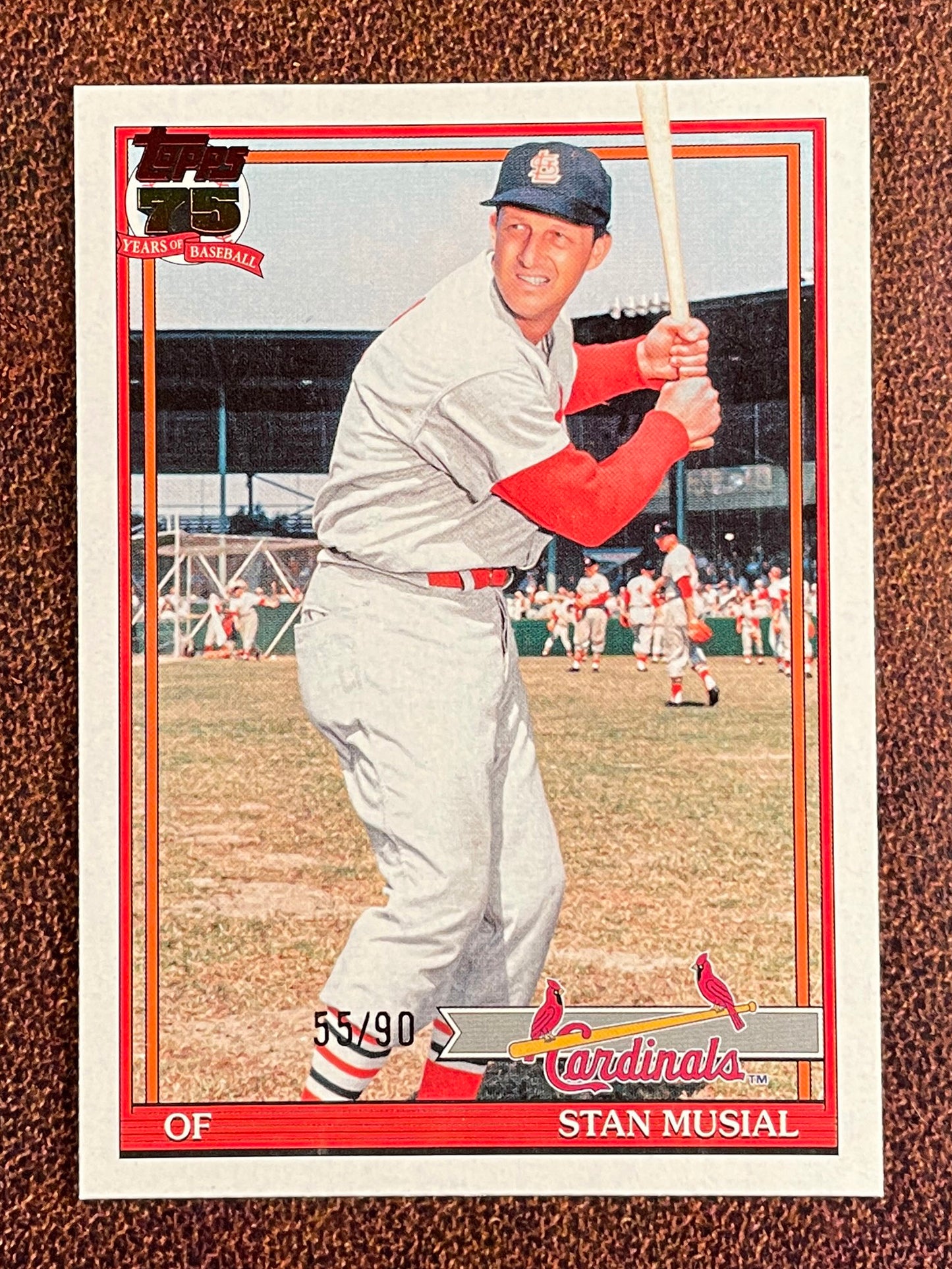 Stan Musial - 2026 Topps Series 2 - "The Real One" /90 - Cardinals