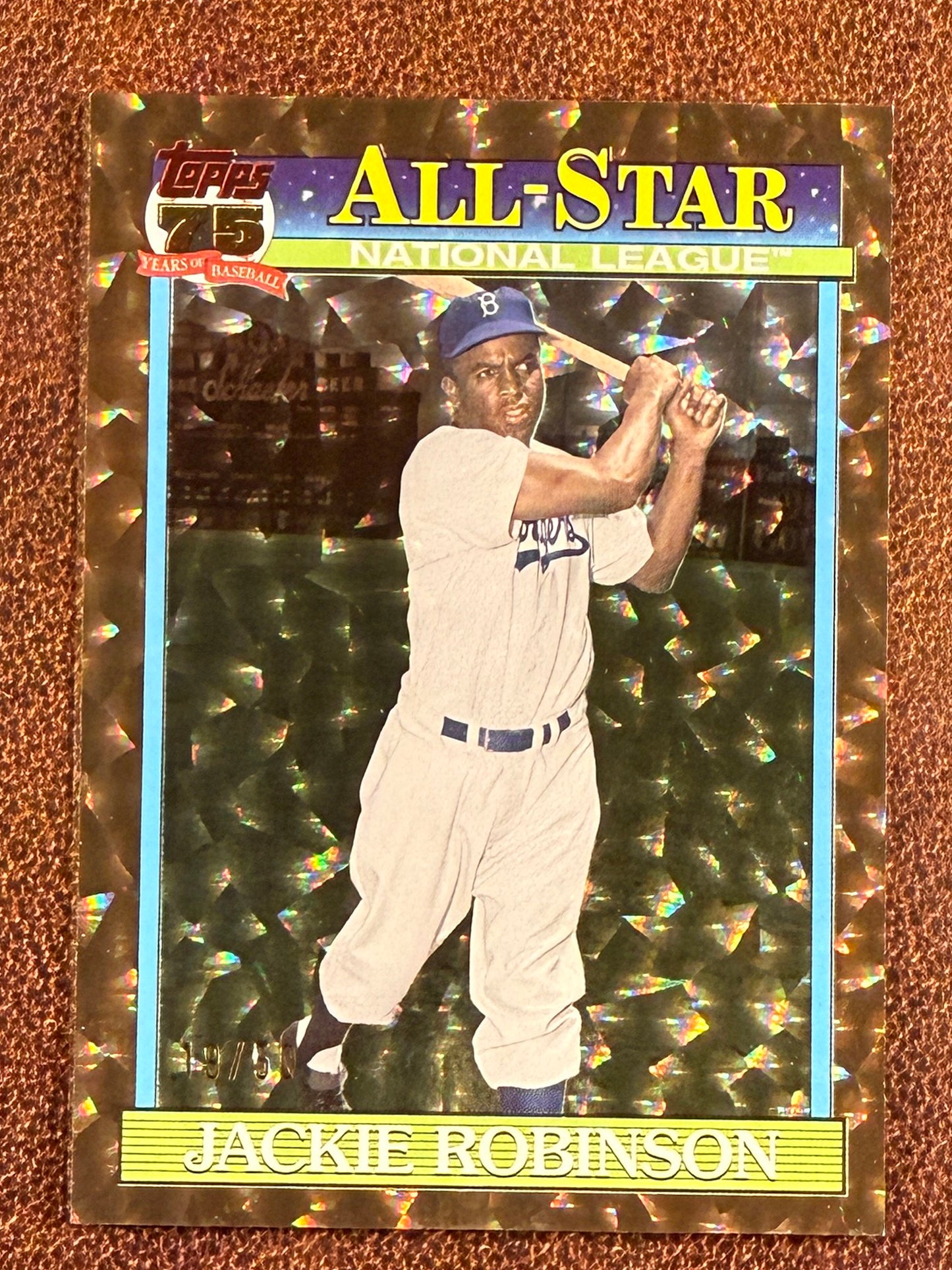 Jackie Robinson - 2026 Topps Series 2 - 1991 All Star GOLD Crackle /50 - Dodgers