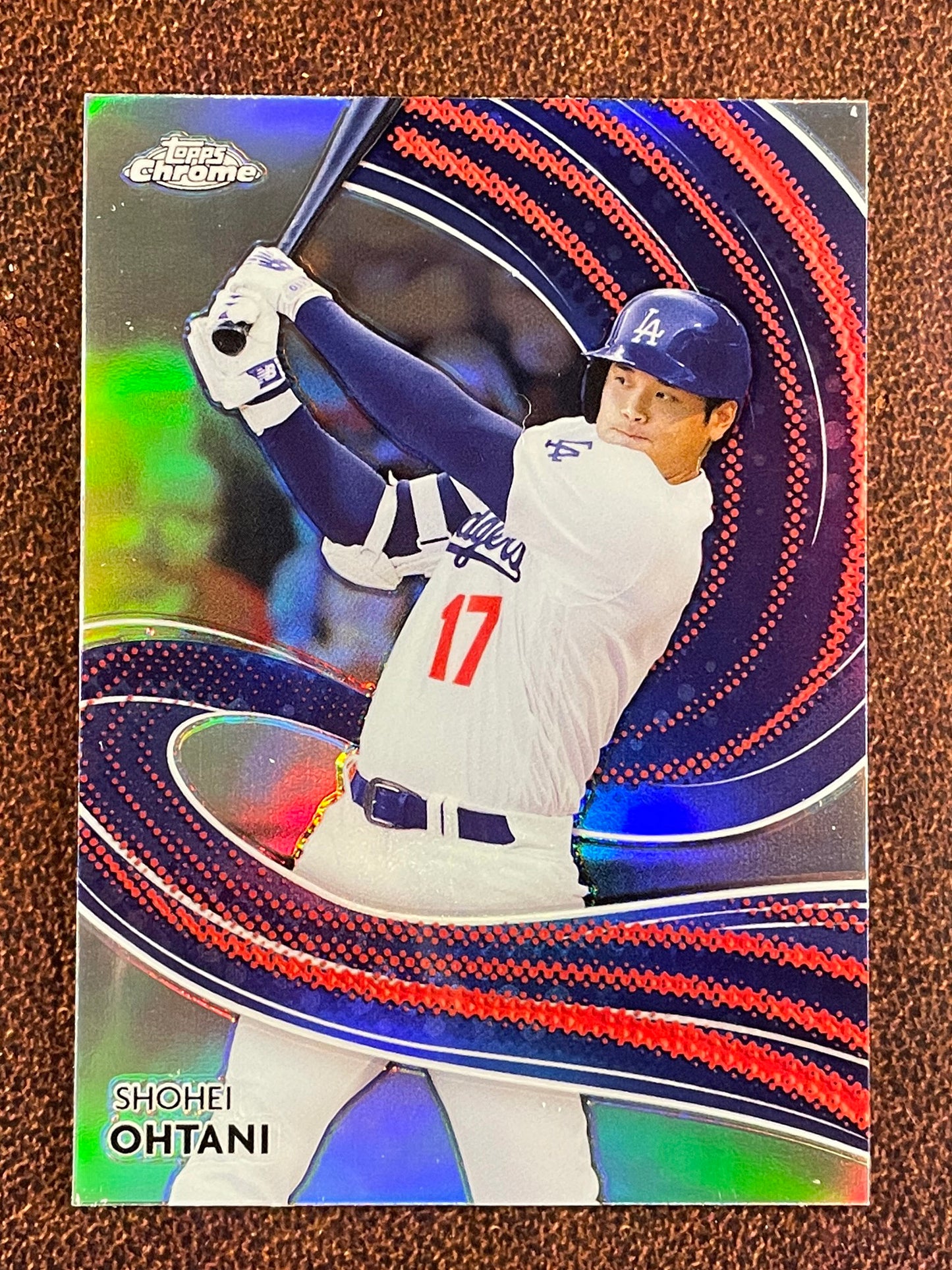 Shohei Ohtani - 2024 Topps Chrome - Strokes Refractor - Dodgers