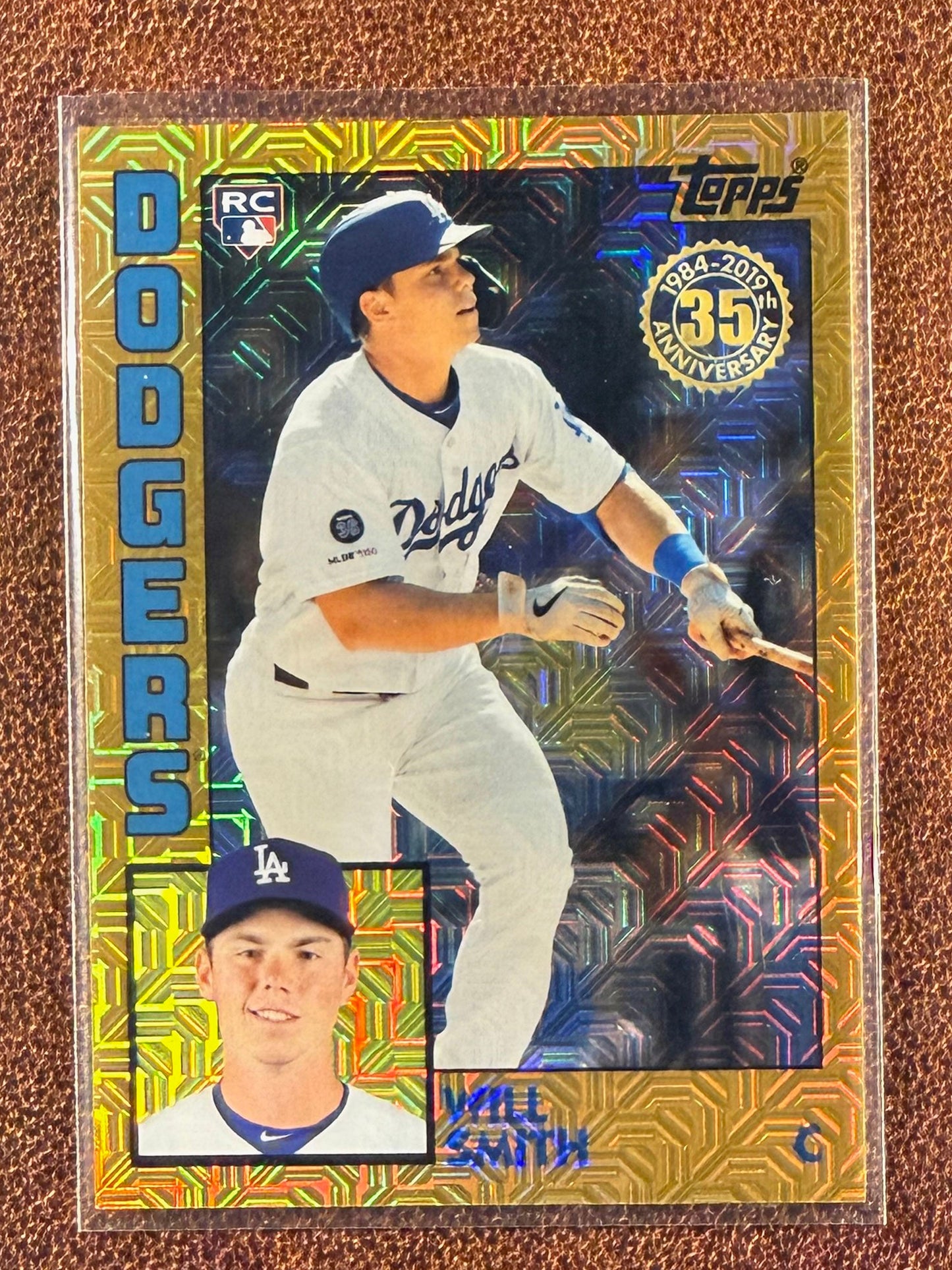 Will Smith - 2019 Topps Update - Rookie Gold Mojo /50 - Dodgers