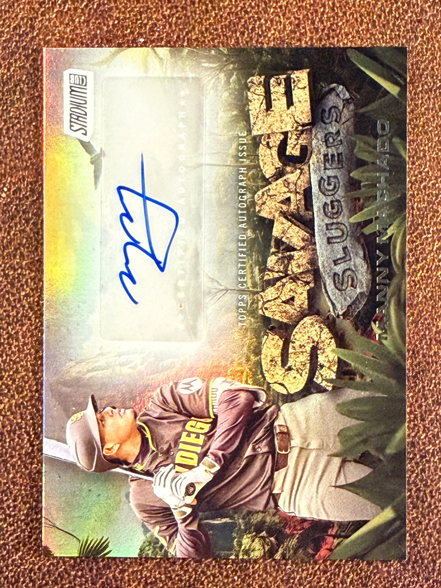 Manny Machado - 2025 Topps Stadium Club - Savage Sluggers AUTO - Padres