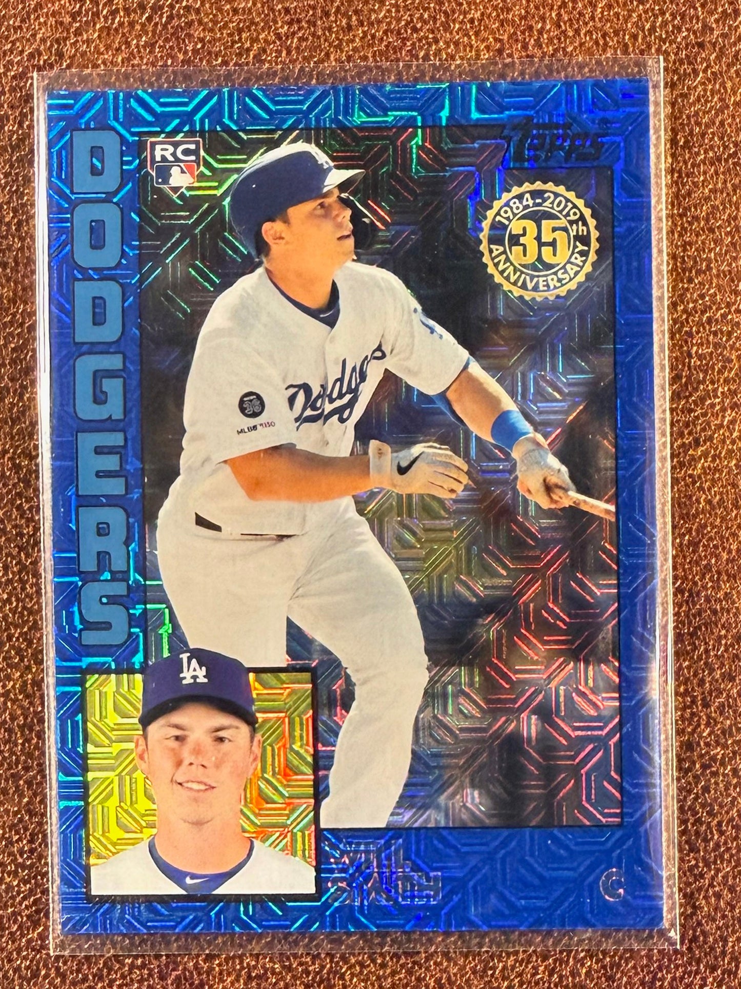 Will Smith - 2019 Topps Update - Rookie Blue Mojo /150 - Dodgers