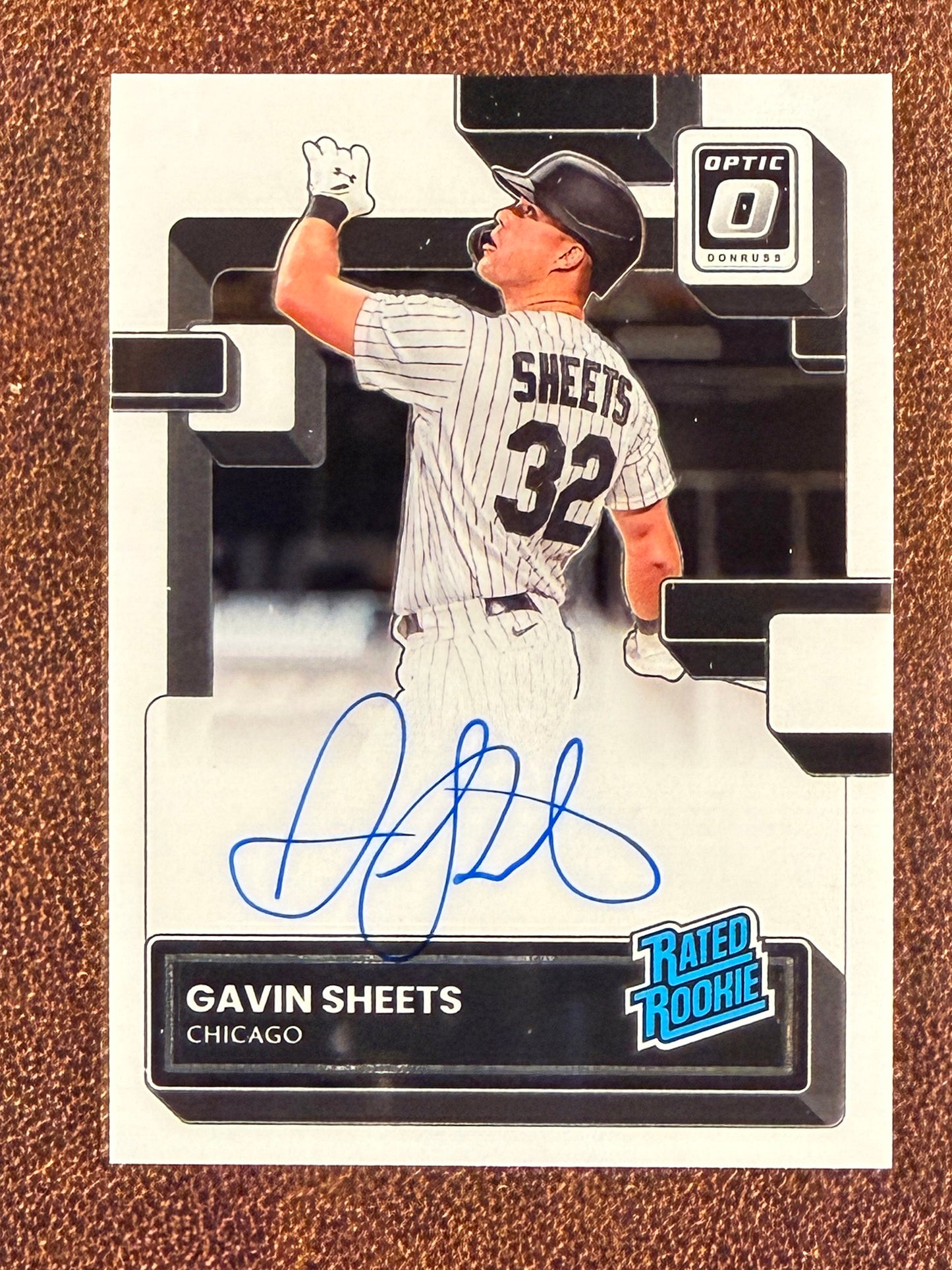 Gavin Sheets - 2022 Donruss Optic - Rated Rookie AUTO - White Sox
