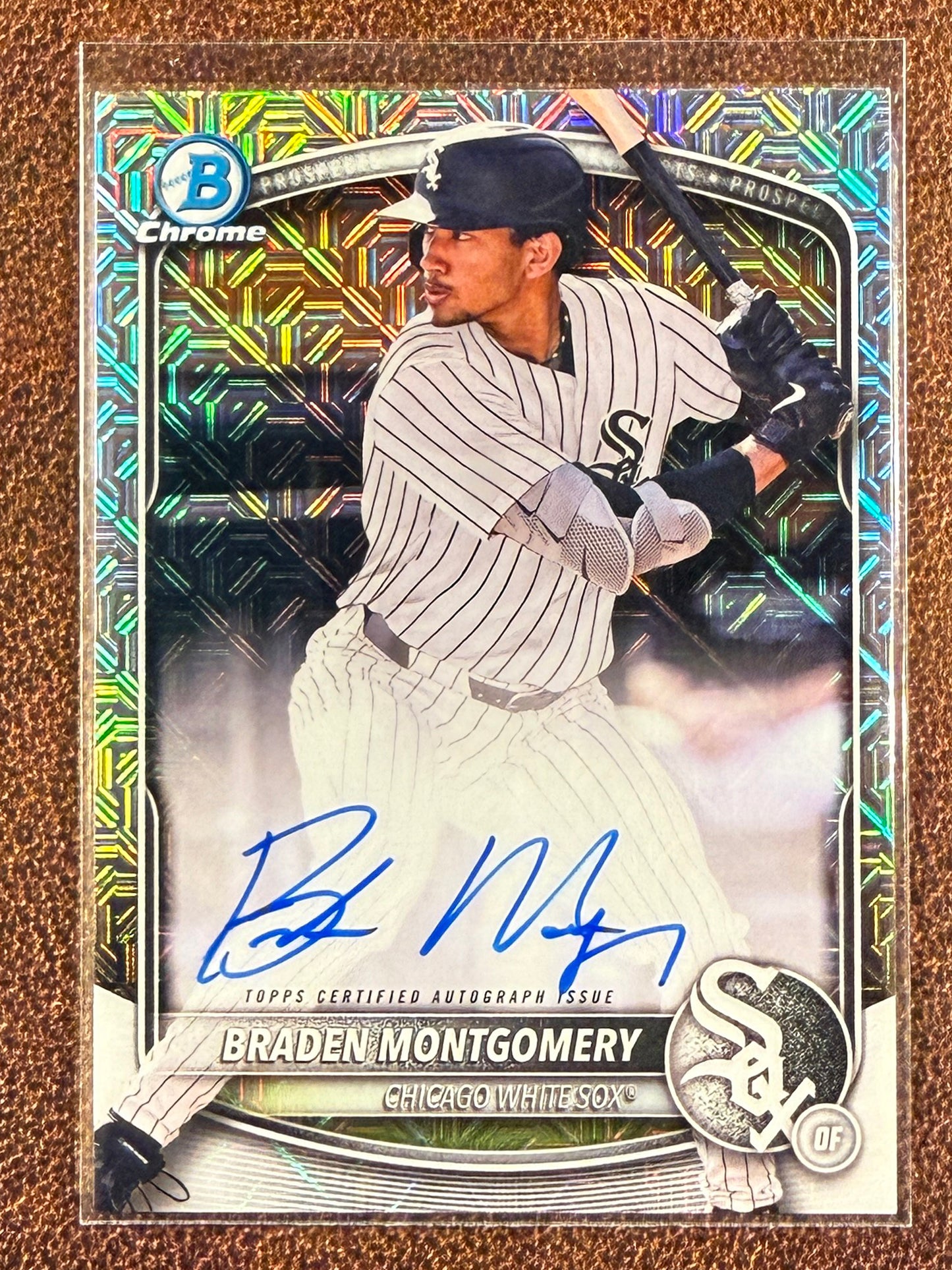 Braden Montgomery - 2025 Bowman Chrome - Prospect MOJO AUTO - White Sox