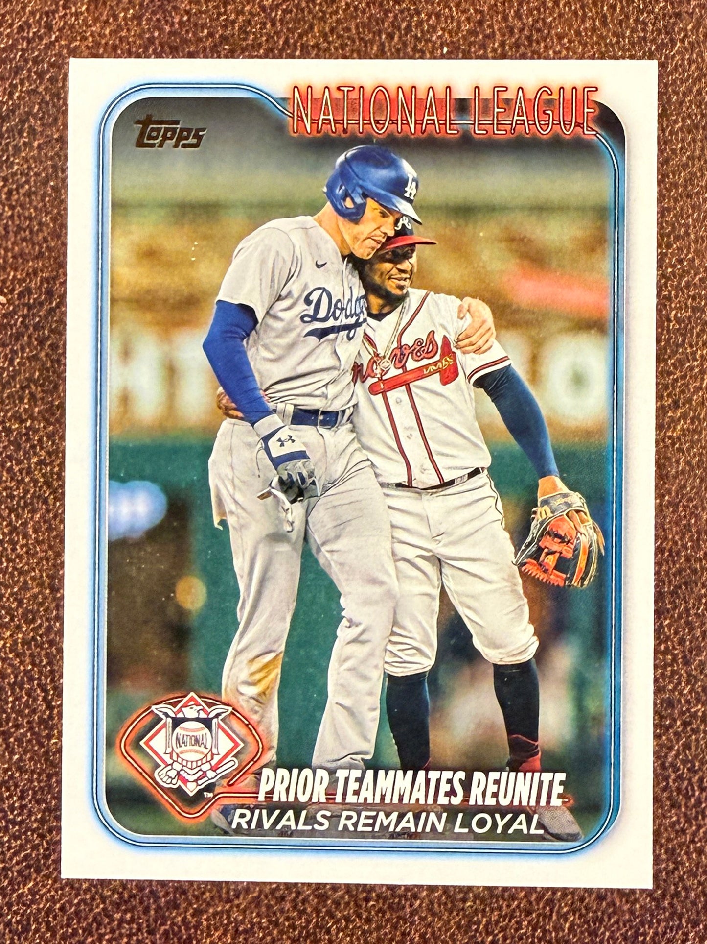 Freddie Freeman/Ozzie Albies - 2024 Topps Series 2 - Golden Mirror SSP - Dodgers