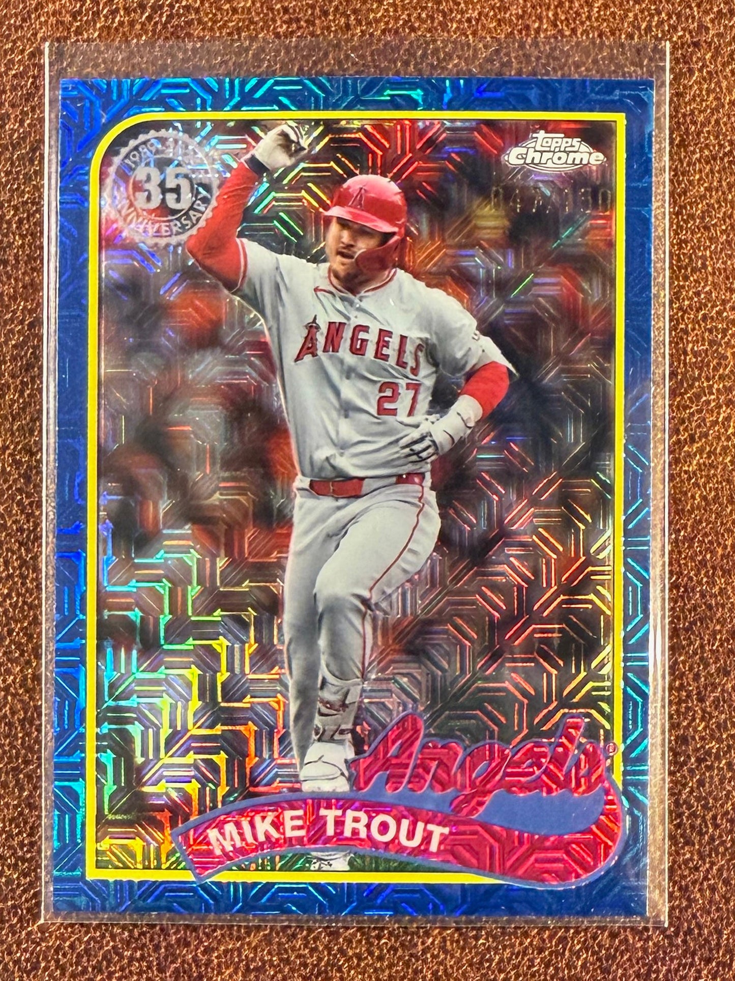 Mike Trout - 2024 Topps Update - Blue Mojo /150 - Angels
