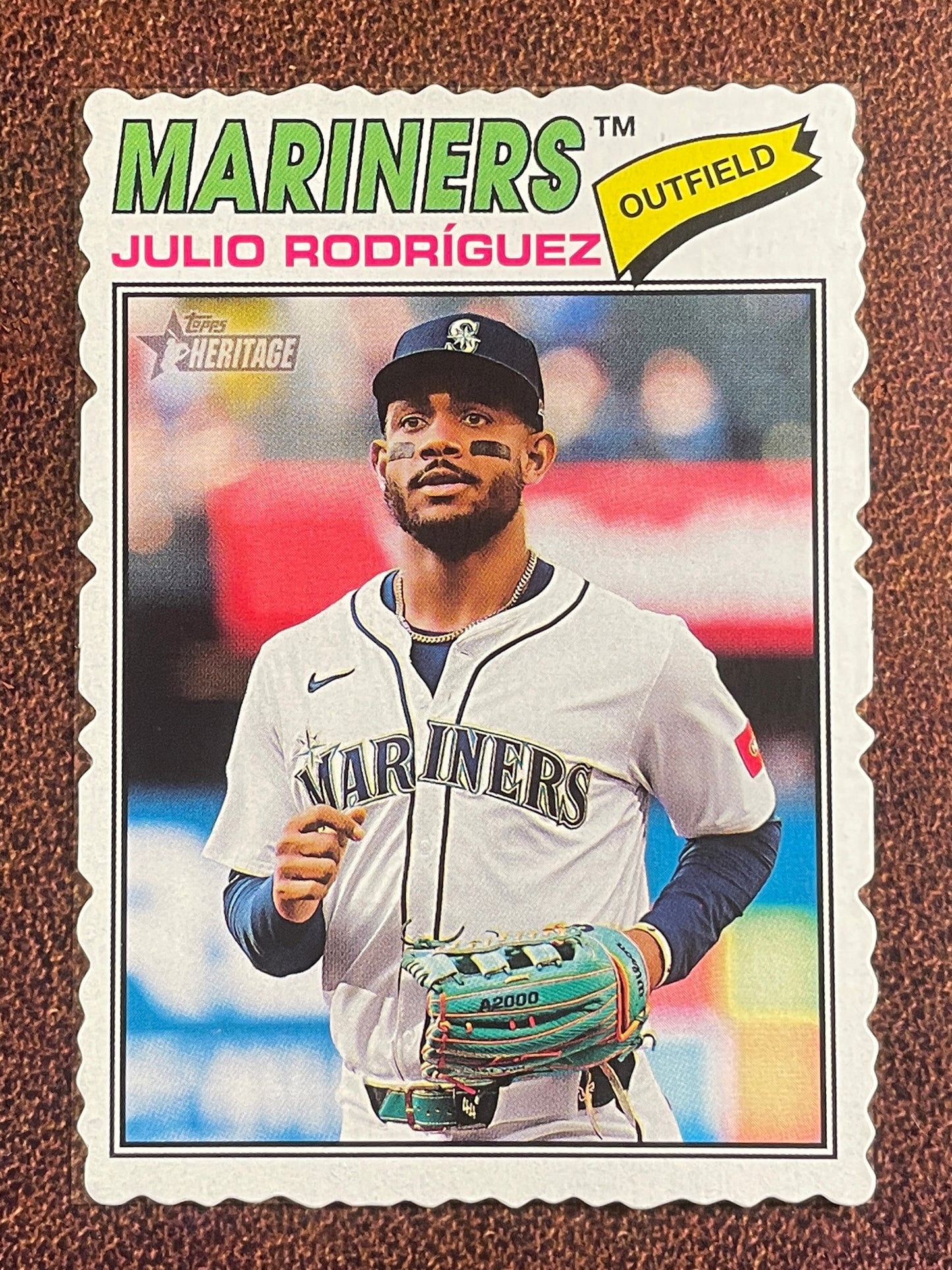 Julio Rodriguez - 2026 Topps Heritage - Deckle Edge - Mariners