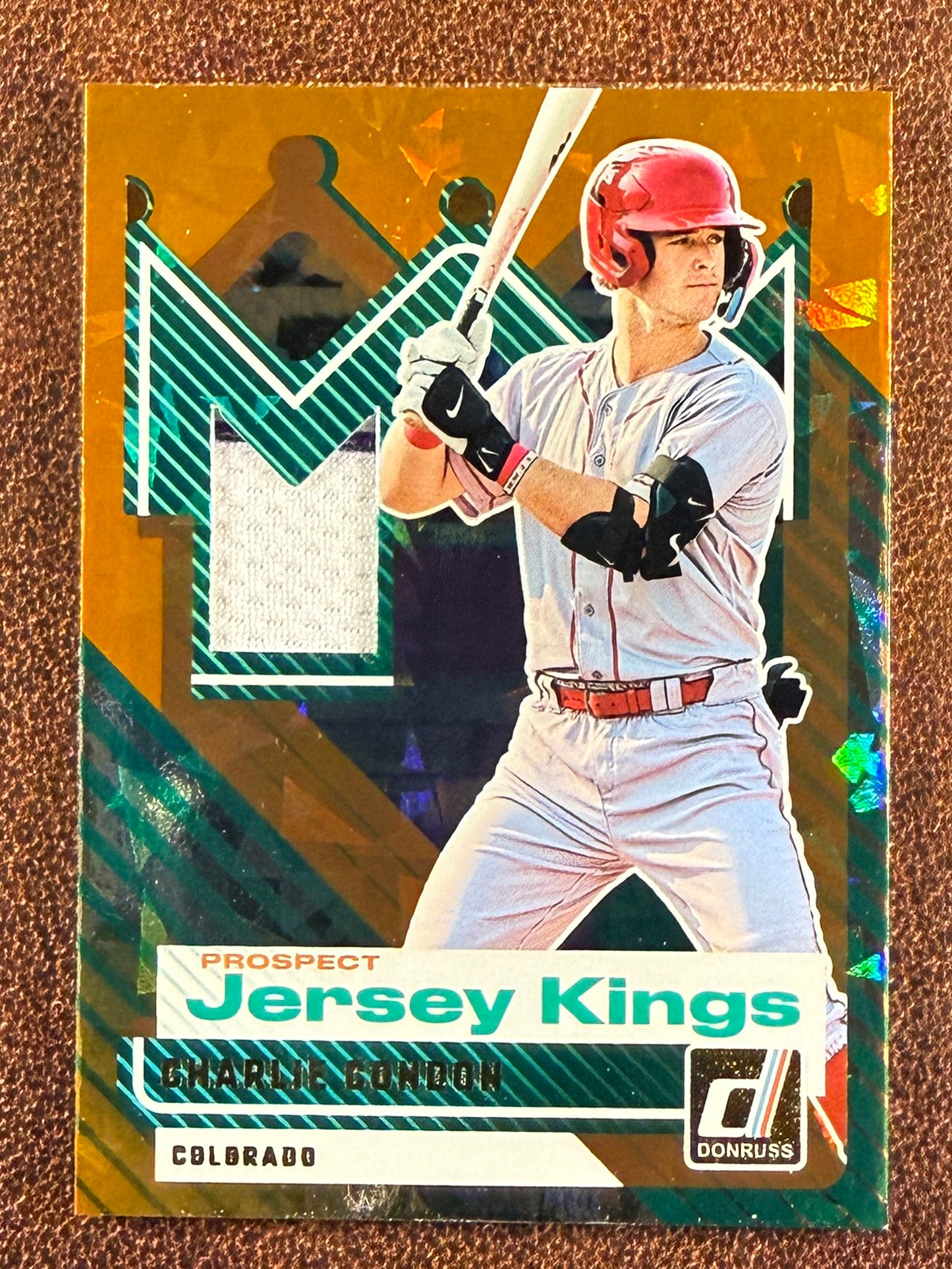 Charlie Condon - 2025 Panini Donruss - Jersey Kings Relic - Rockies