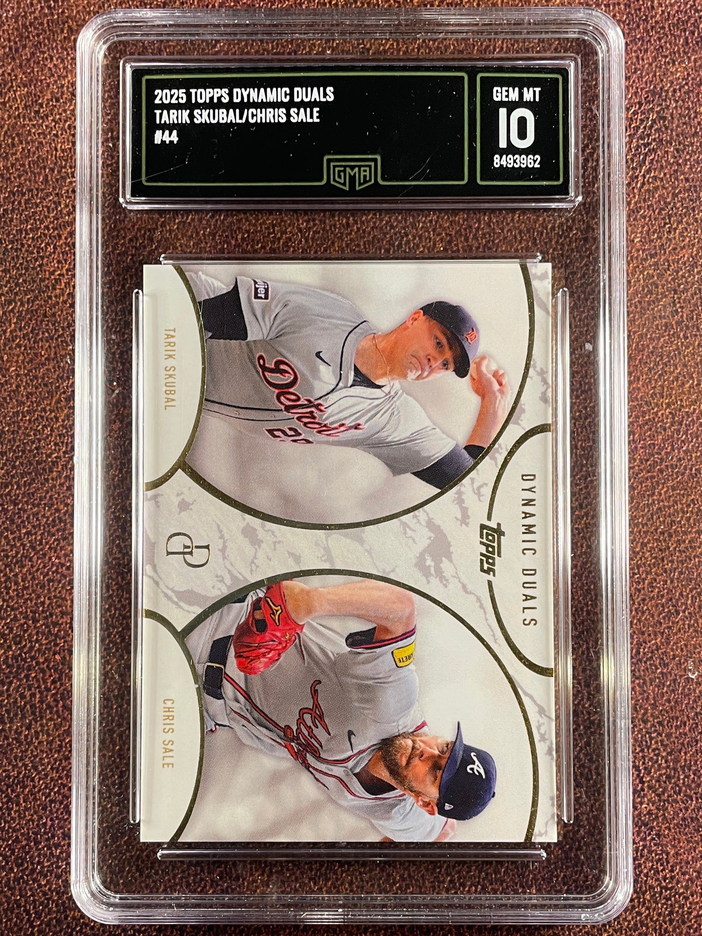 Tarik Skubal / Chris Sale - 2025 Topps Dynamic Duals - #44 (GMA 10) - Tigers