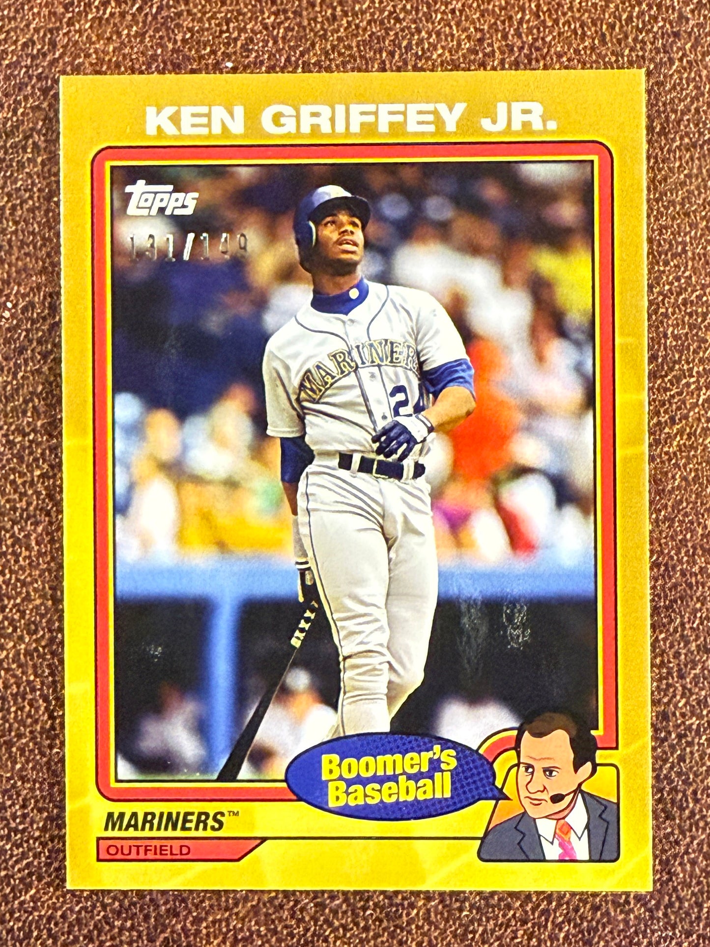 Ken Griffey Jr. - 2024 Topps Chris Berman - GOLD /149 - Mariners