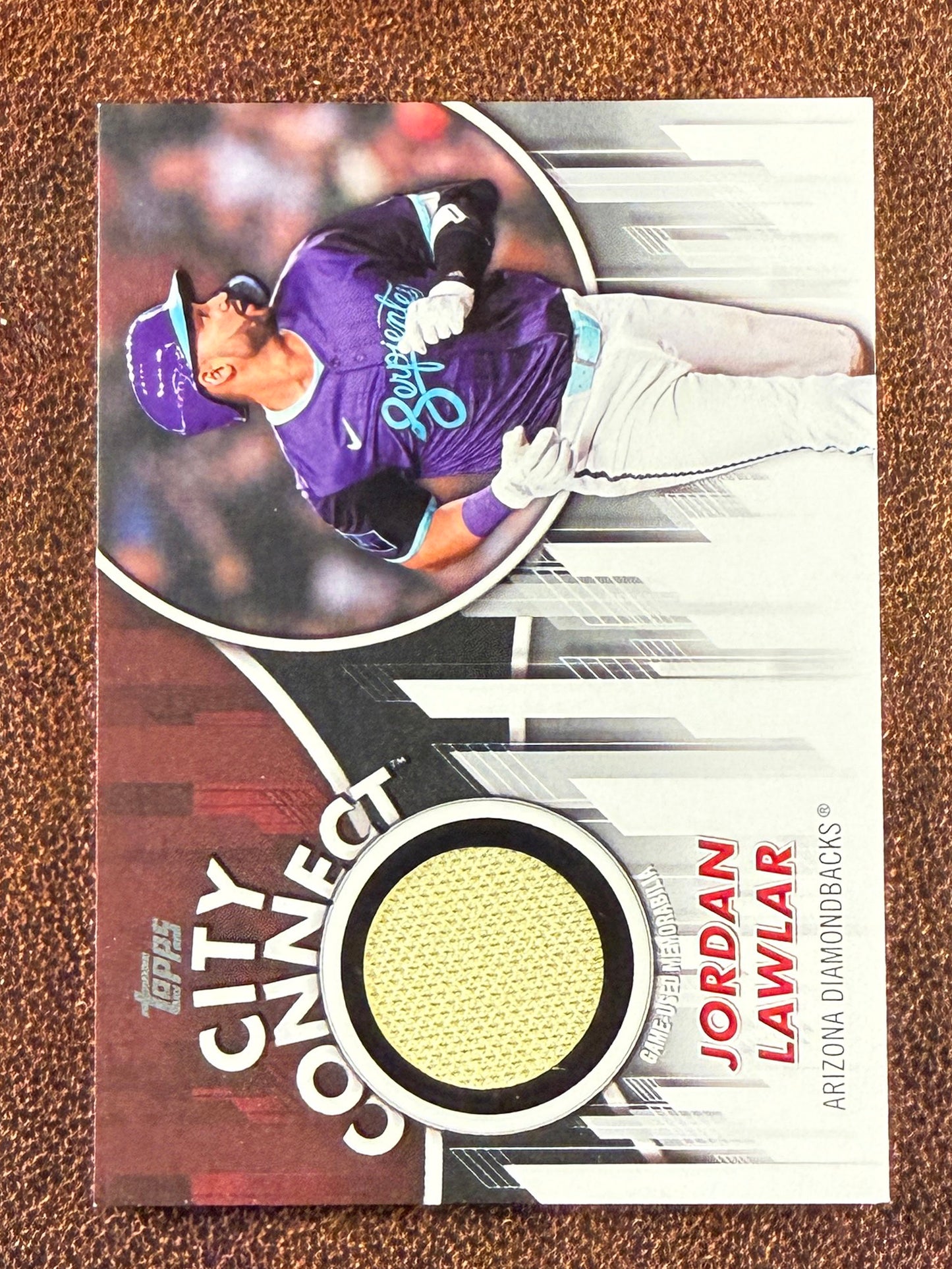Jordan Lawlar - 2026 Topps Series 2 - City Connect RELIC - Diamondbacks