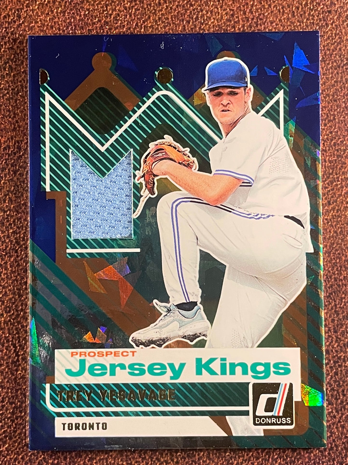 Trey Yesavage - 2025 Donruss - BLUE Jersey Kings RELIC - Blue Jays