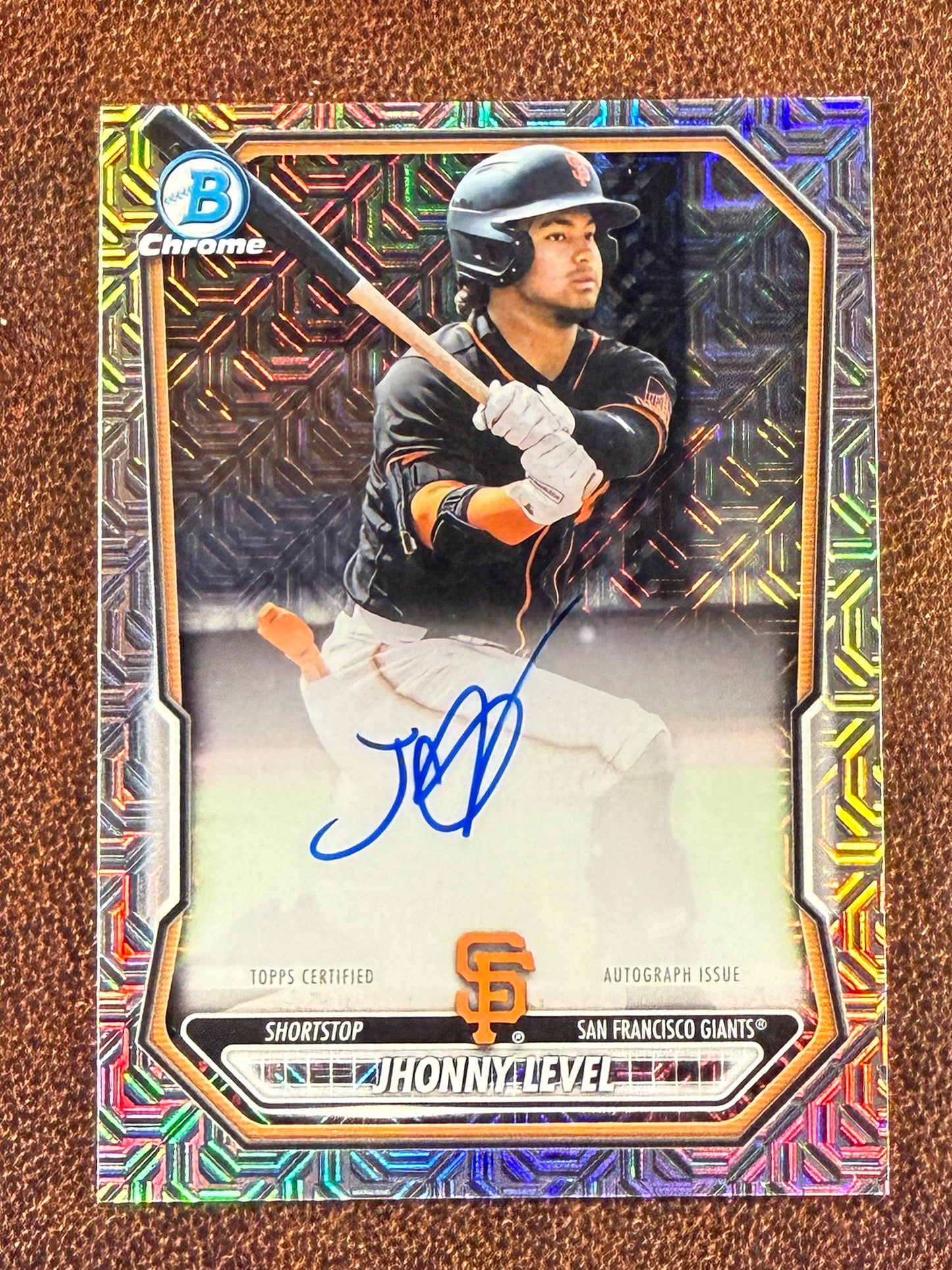Jhonny Level - 2026 Bowman - MOJO AUTO - Giants