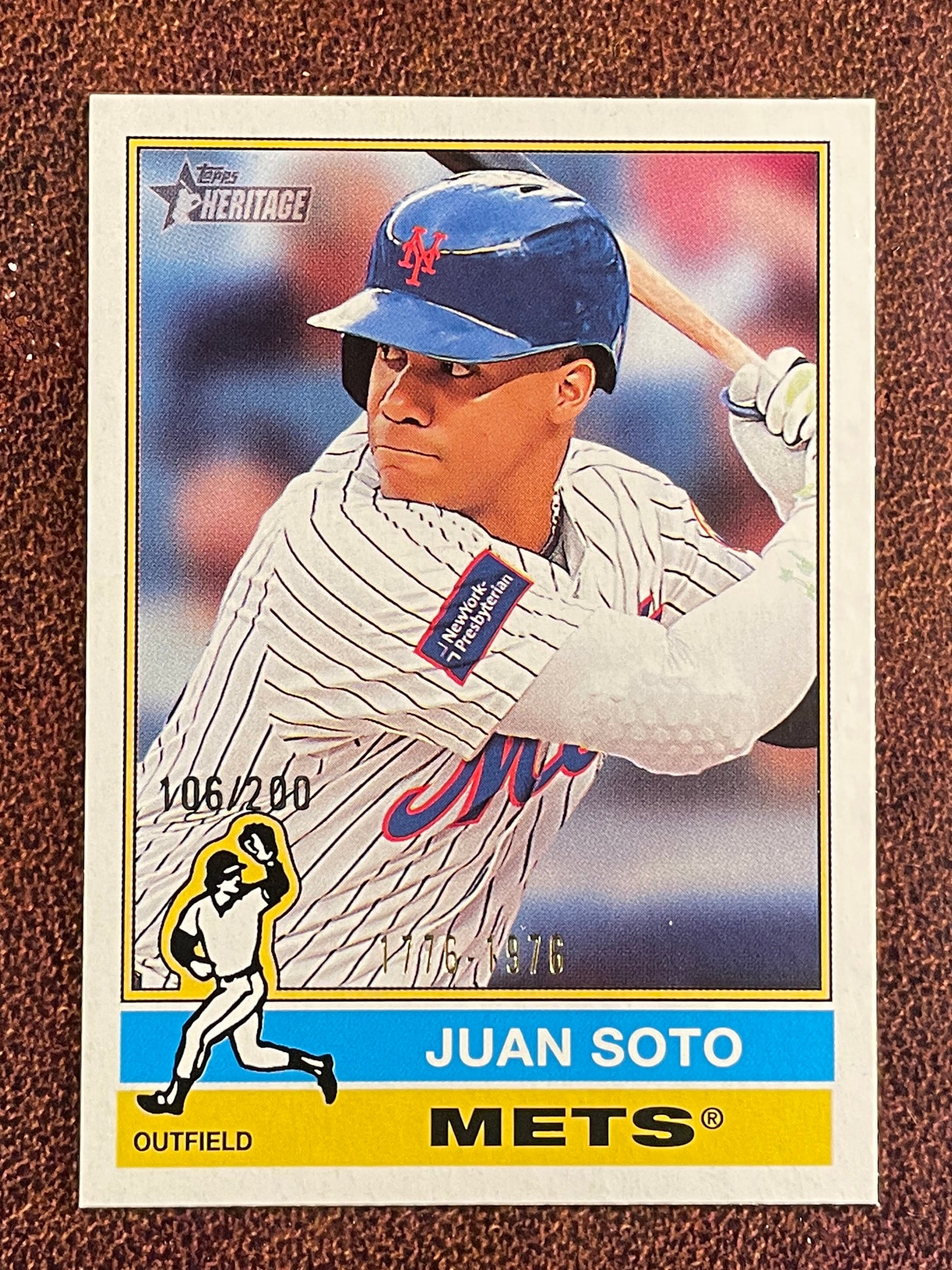 Juan Soto - 2025 Topps Heritage - Bicentennial /200 - Mets