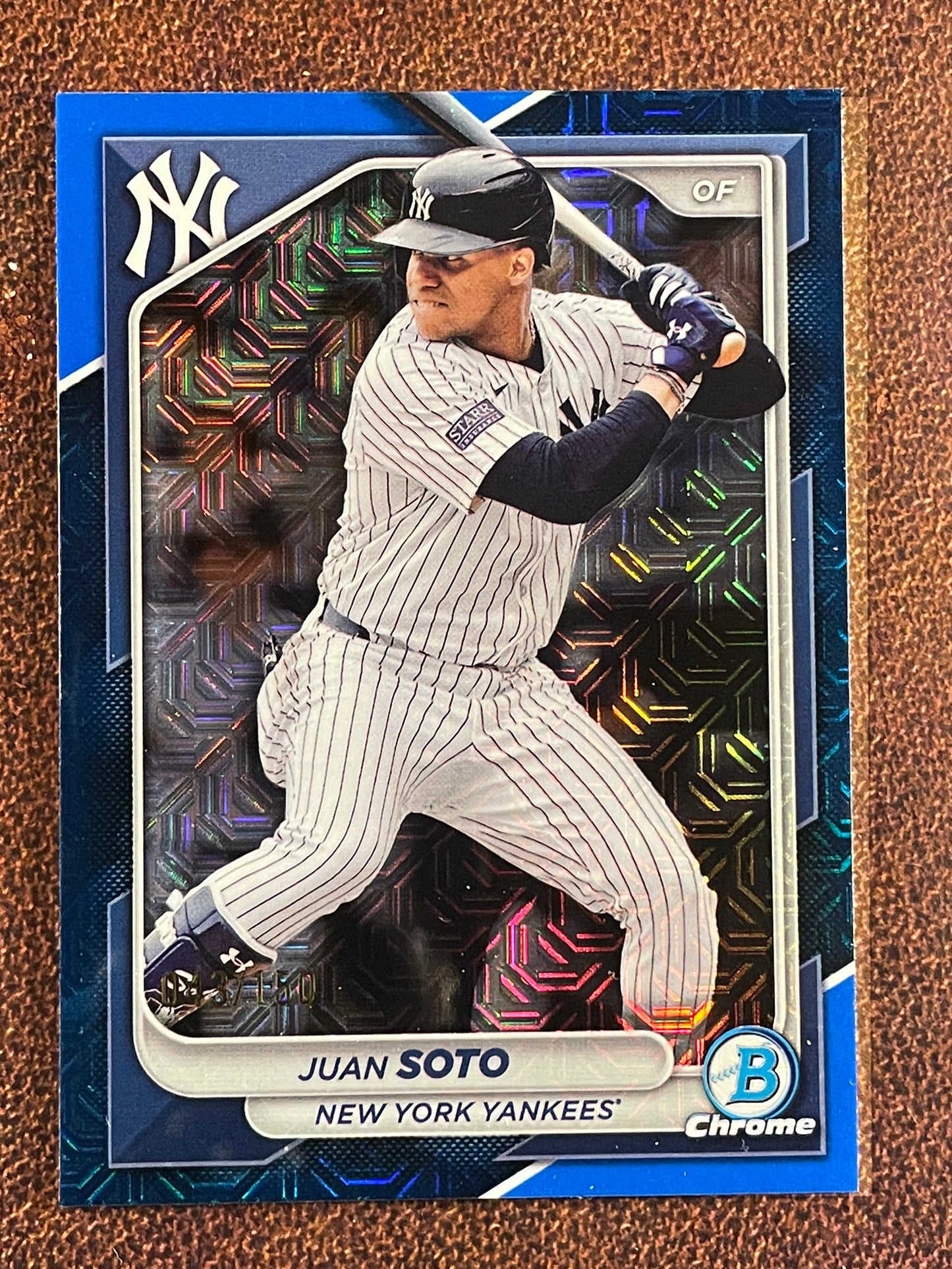 Juan Soto - 2024 Bowman - BLUE MOJO /150 - Yankees