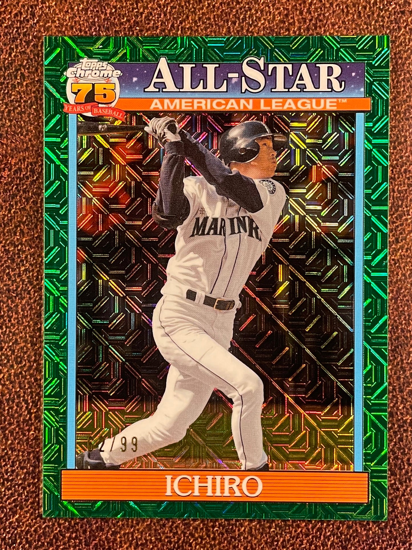 Ichiro - 2026 Topps Series 2 - GREEN All Star MOJO /99 - Mariners