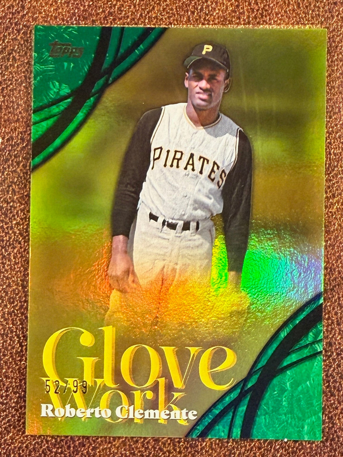 Roberto Clemente - 2026 Topps Series 2 - GOLD Glove Work /50 - Pirates