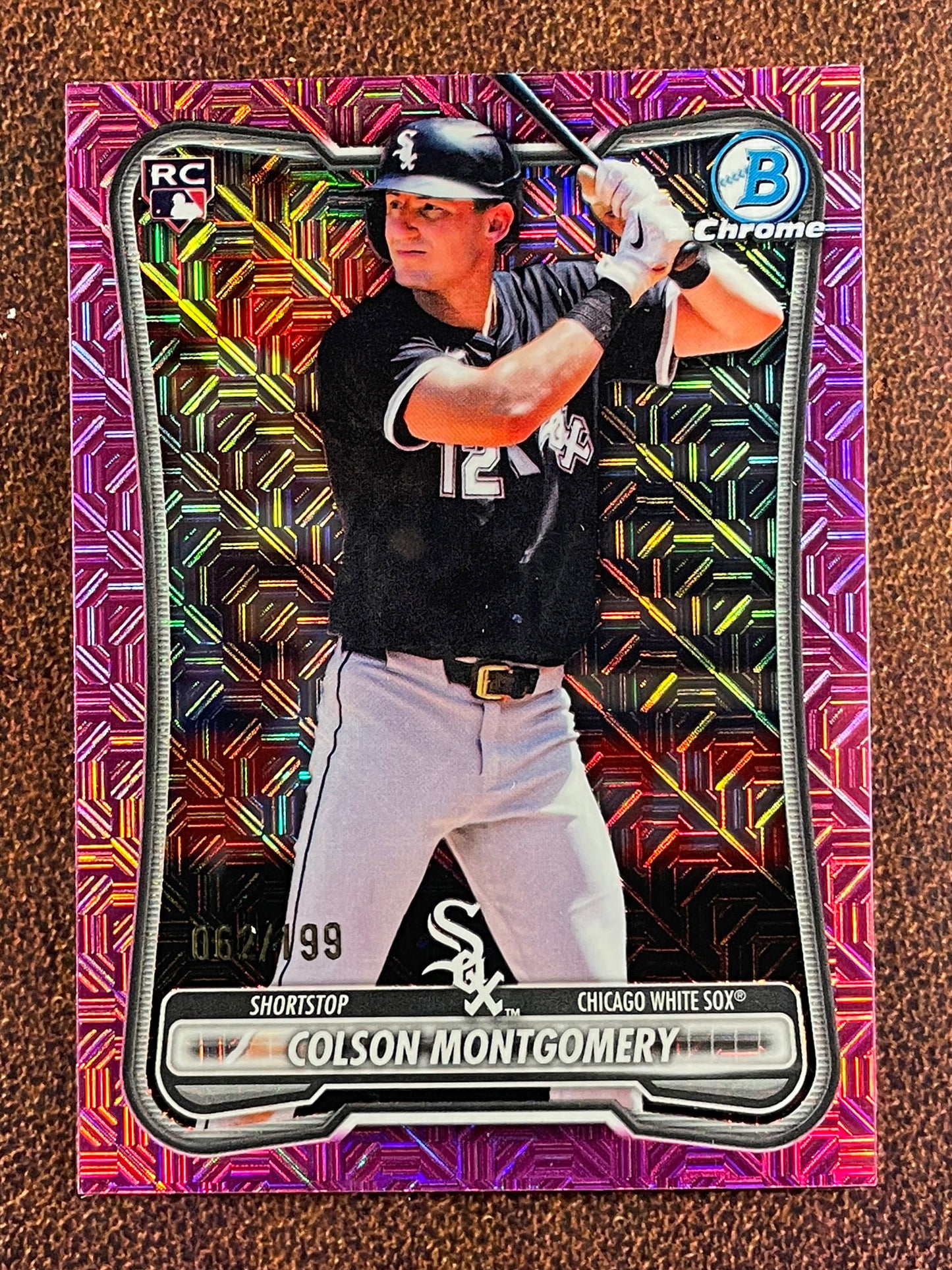 Colson Montgomery - 2026 Bowman - PINK Rookie MOJO /199 - White Sox