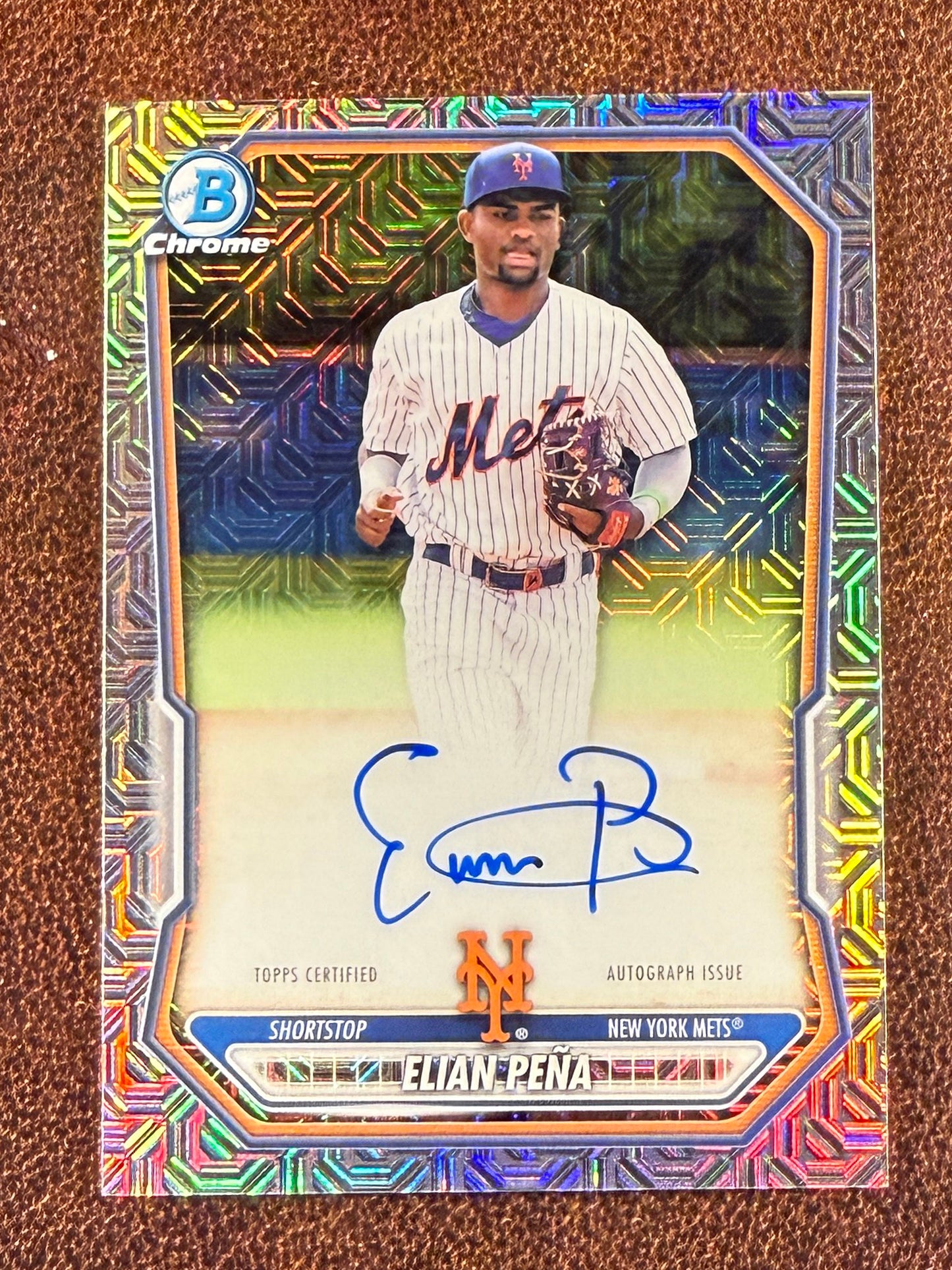 Elian Pena - 2026 Bowman - AUTO MOJO - Mets