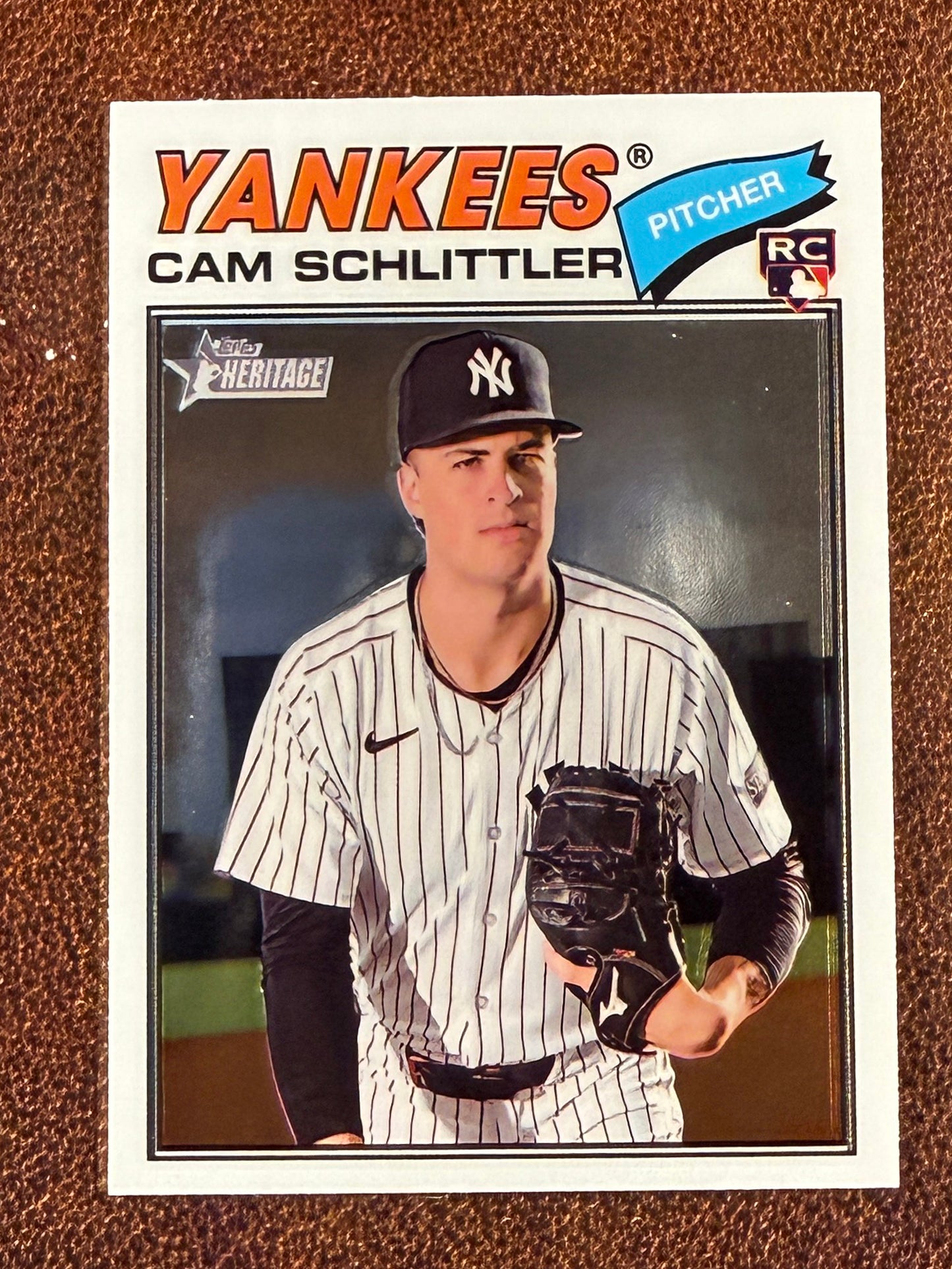 Cam Schlittler - 2026 Topps Heritage - Rookie Base Chrome - Yankees