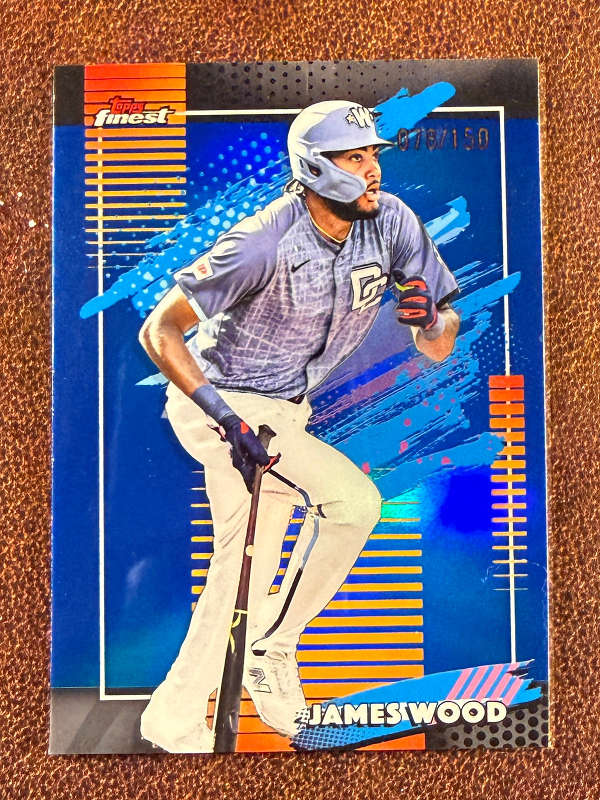 James Wood - 2026 Topps Finest - BLUE Uncommon /150 - Nationals
