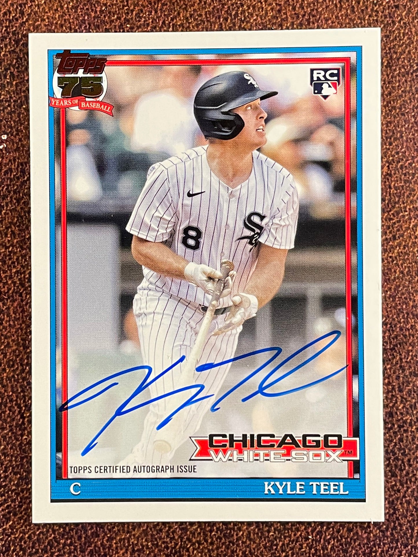 Kyle Teel - 2026 Topps Series 1 - 1991 Rookie AUTO - White Sox