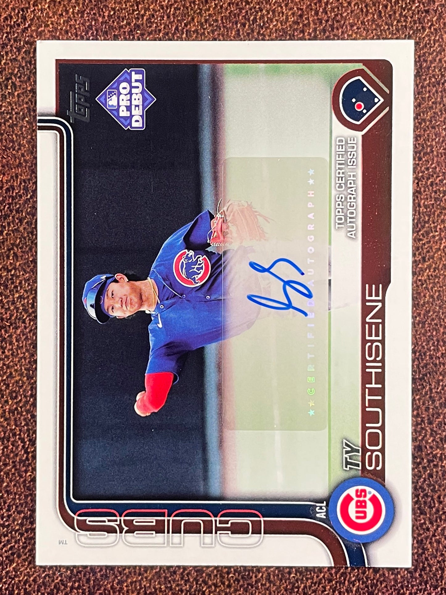 Ty Southisene - 2025 Topps Pro Debut - AUTO - Cubs
