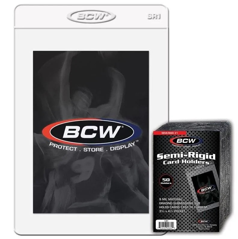 Semi-Rigid Card Holder #1  (50 count) - PREORDER