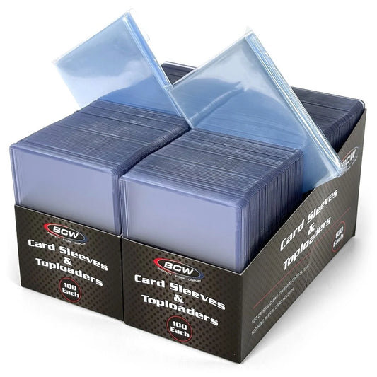 3x4 Toploader - Standard & Penny Sleeve Combo (200 count)
