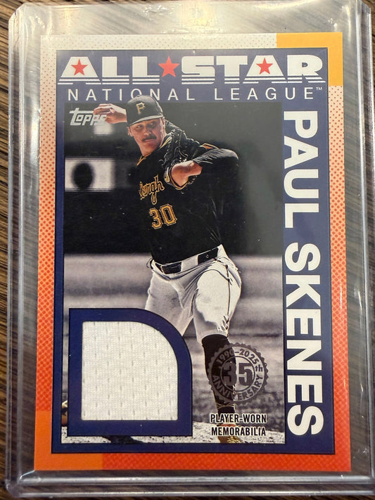 Paul Skenes - 2025 Topps - 1990 All-Stars Relic - Pittsburgh Pirates