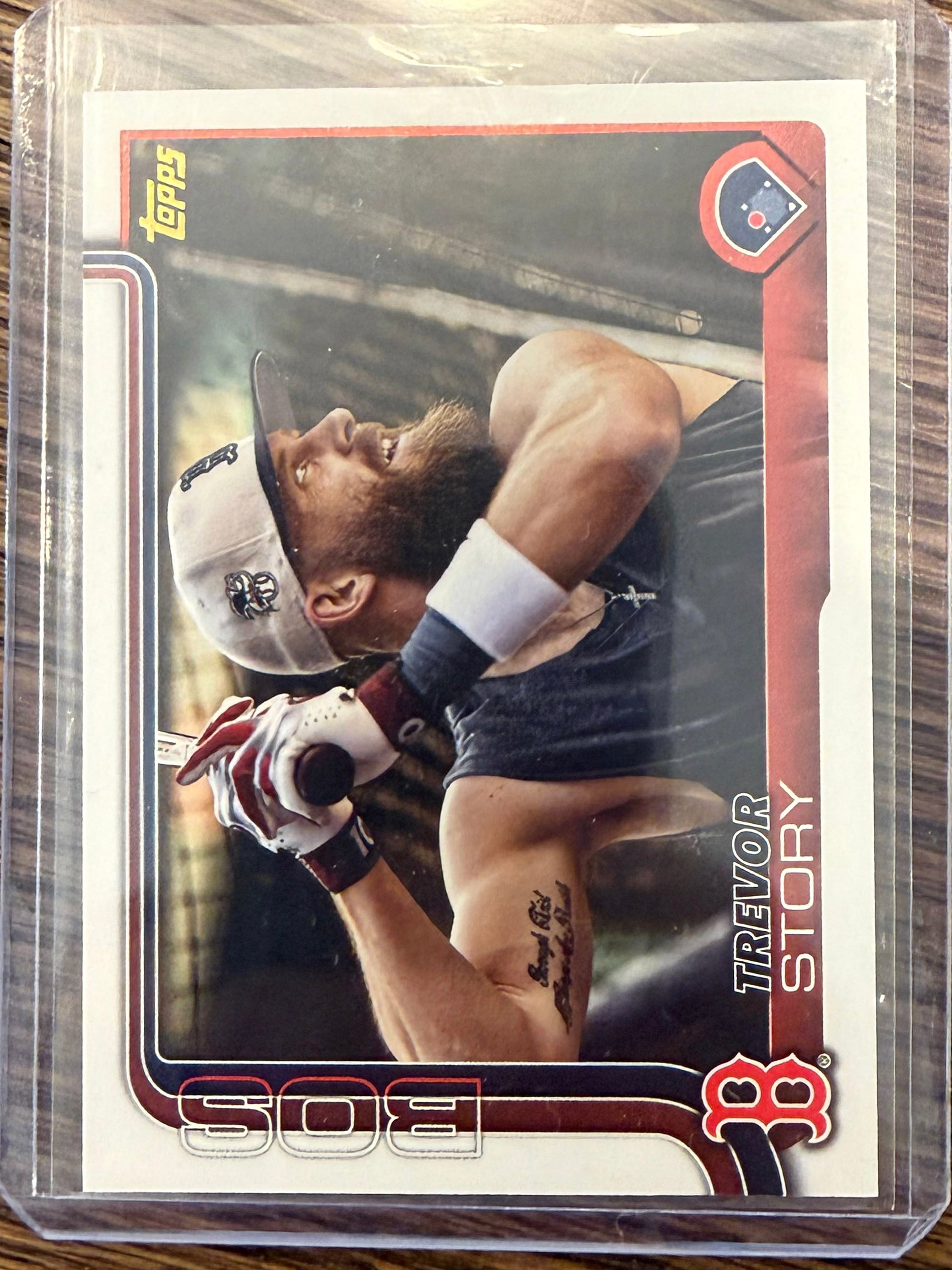 Trevor Story - 2025 Topps Series 2 - Golden Mirror - Boston Red Sox