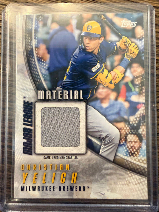 Christian Yelich - 2025 Topps Series 2 - MLM Relic - Milwaukee Brewers