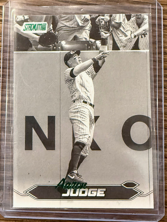 Aaron Judge - 2024 Stadium Club - Black and White - New York Yankees