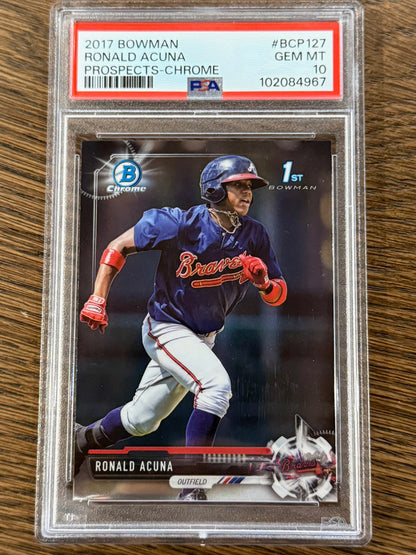 Ronald Acuna - 2017 Topps Holiday Bowman - - Atlanta Braves