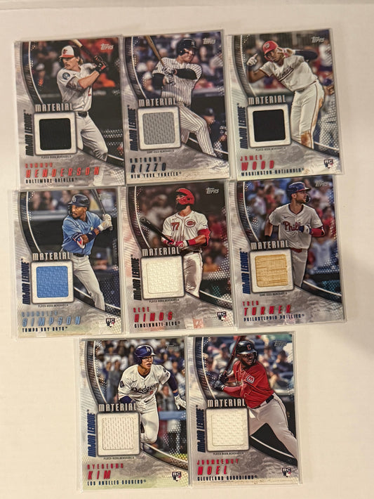 2025 Topps MJM RELIC Lot