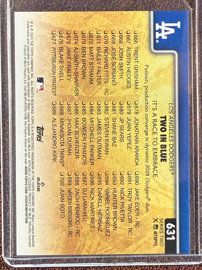 Freddie Freeman/Mookie Betts - 2025 Topps Series 2 - Golden Mirror SSP - Dodgers